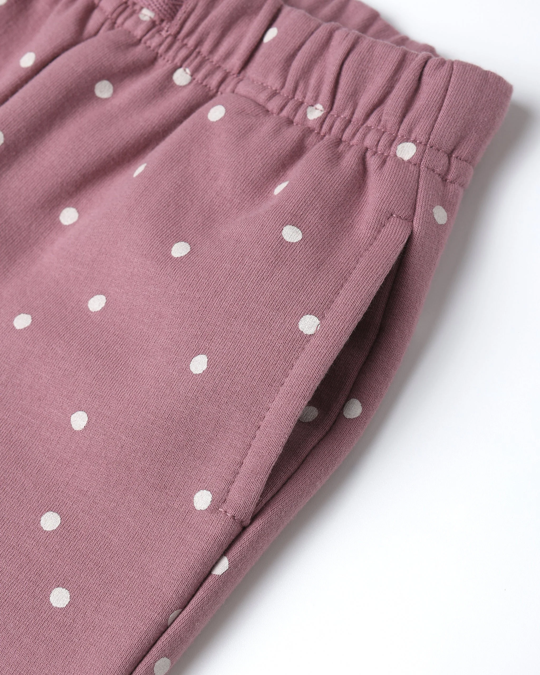 Relaxed Fleece Sweatpant || Polka Dot - Image 6