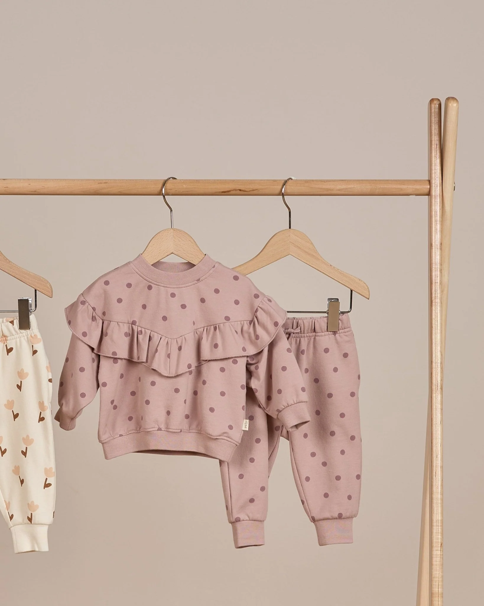 Relaxed Fleece Sweatpant || Polka Dots - Image 4