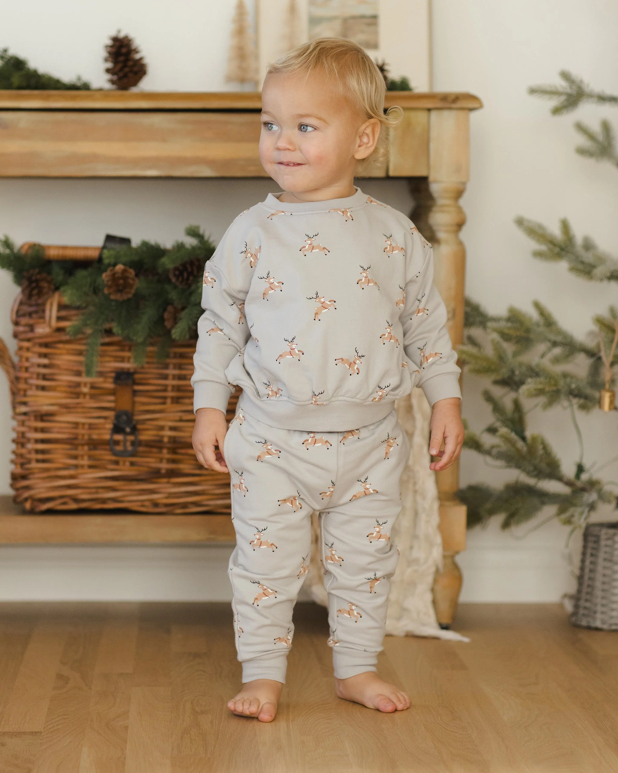Relaxed Fleece Sweatpant || Reindeer - Image 2