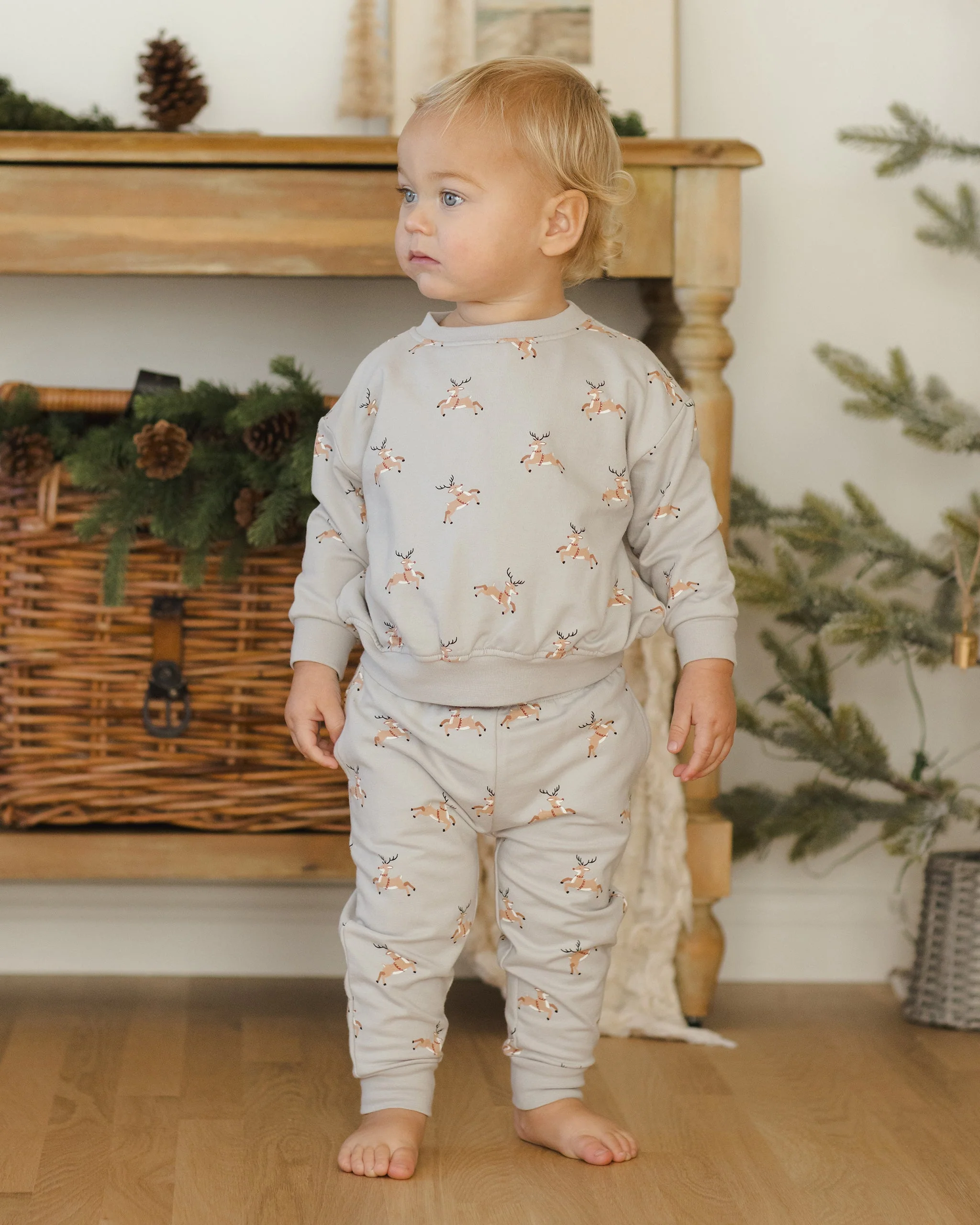 Relaxed Fleece Sweatpant || Reindeer - Image 4