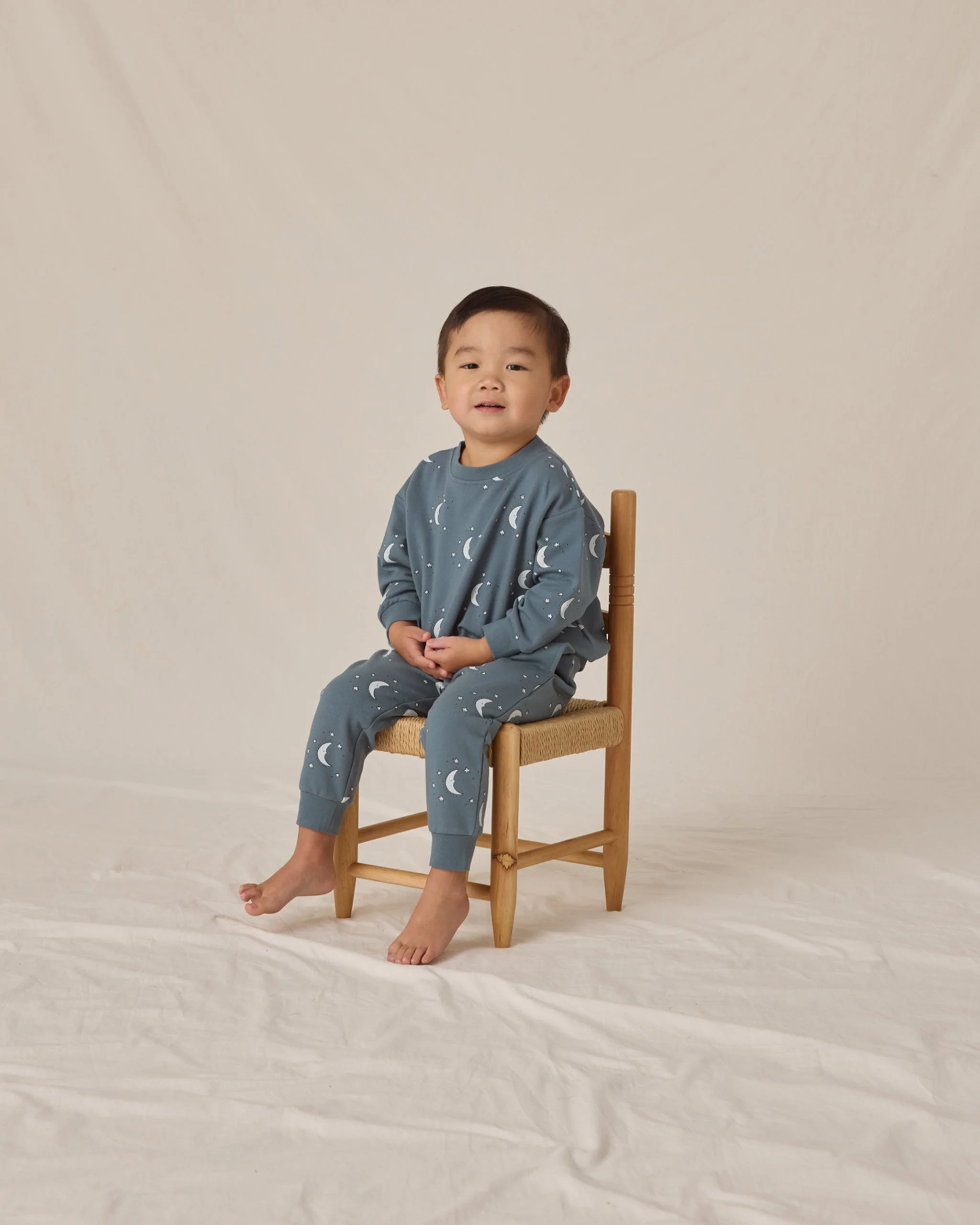 Relaxed Fleece Sweatpant || Silver Moons - Image 3