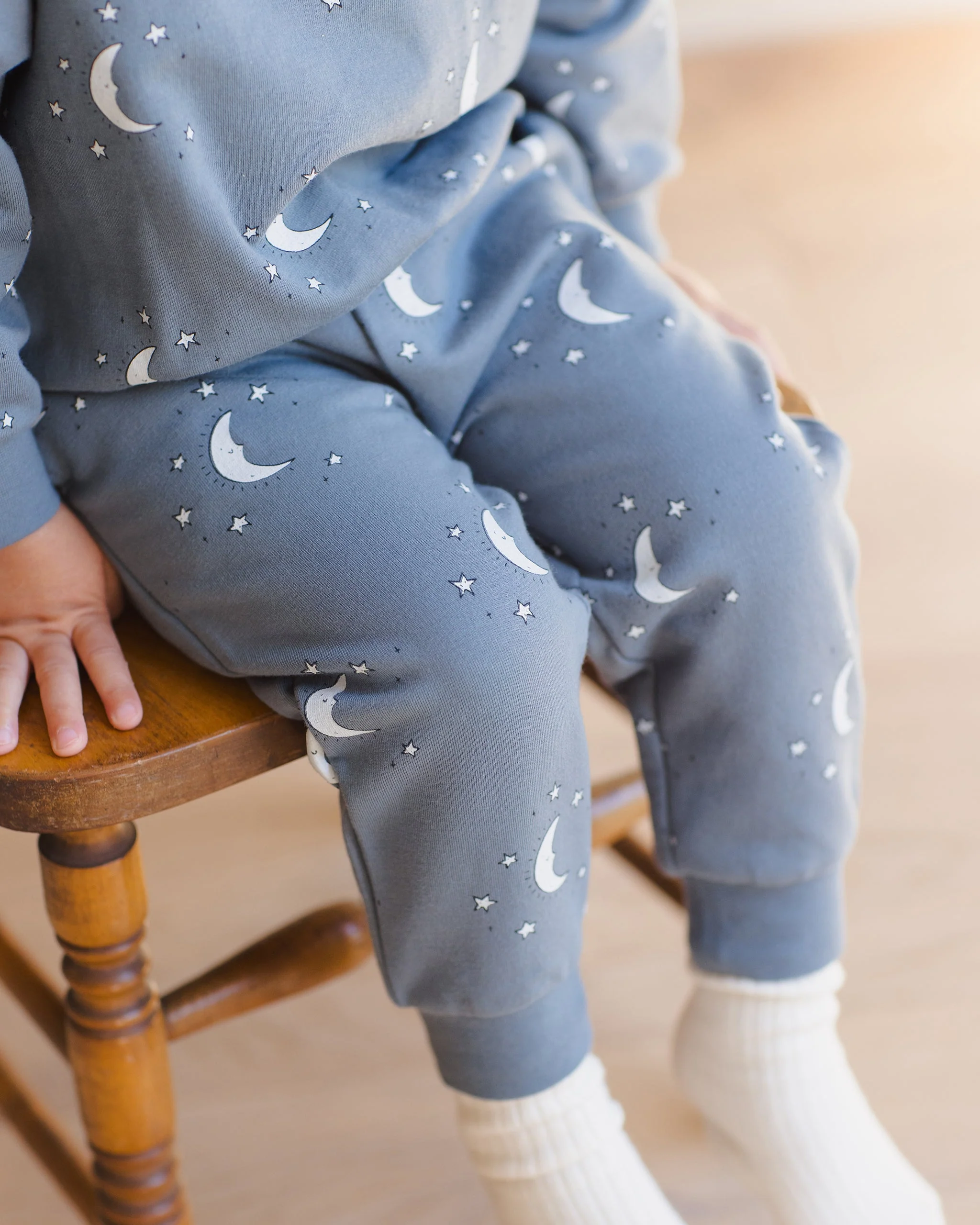 Relaxed Fleece Sweatpant || Silver Moons - Image 5