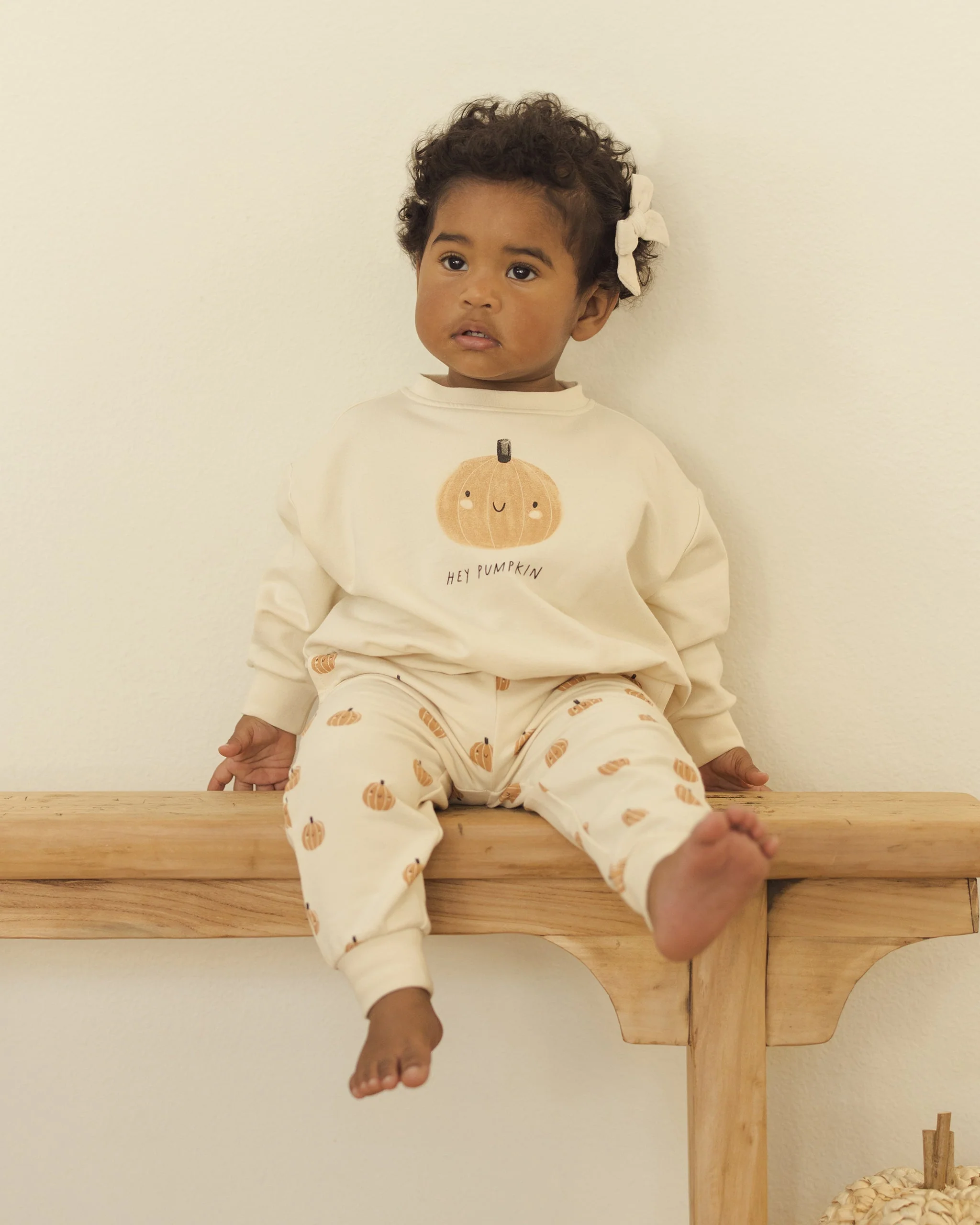 Relaxed Fleece Sweatpant || Smiley Pumpkins - Image 3