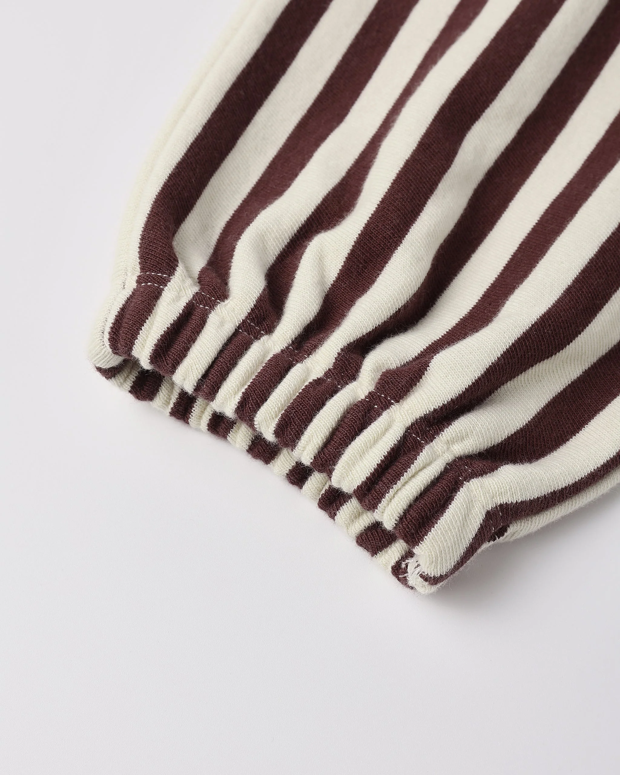 Relaxed Jogger || Burgundy Stripe - Image 4