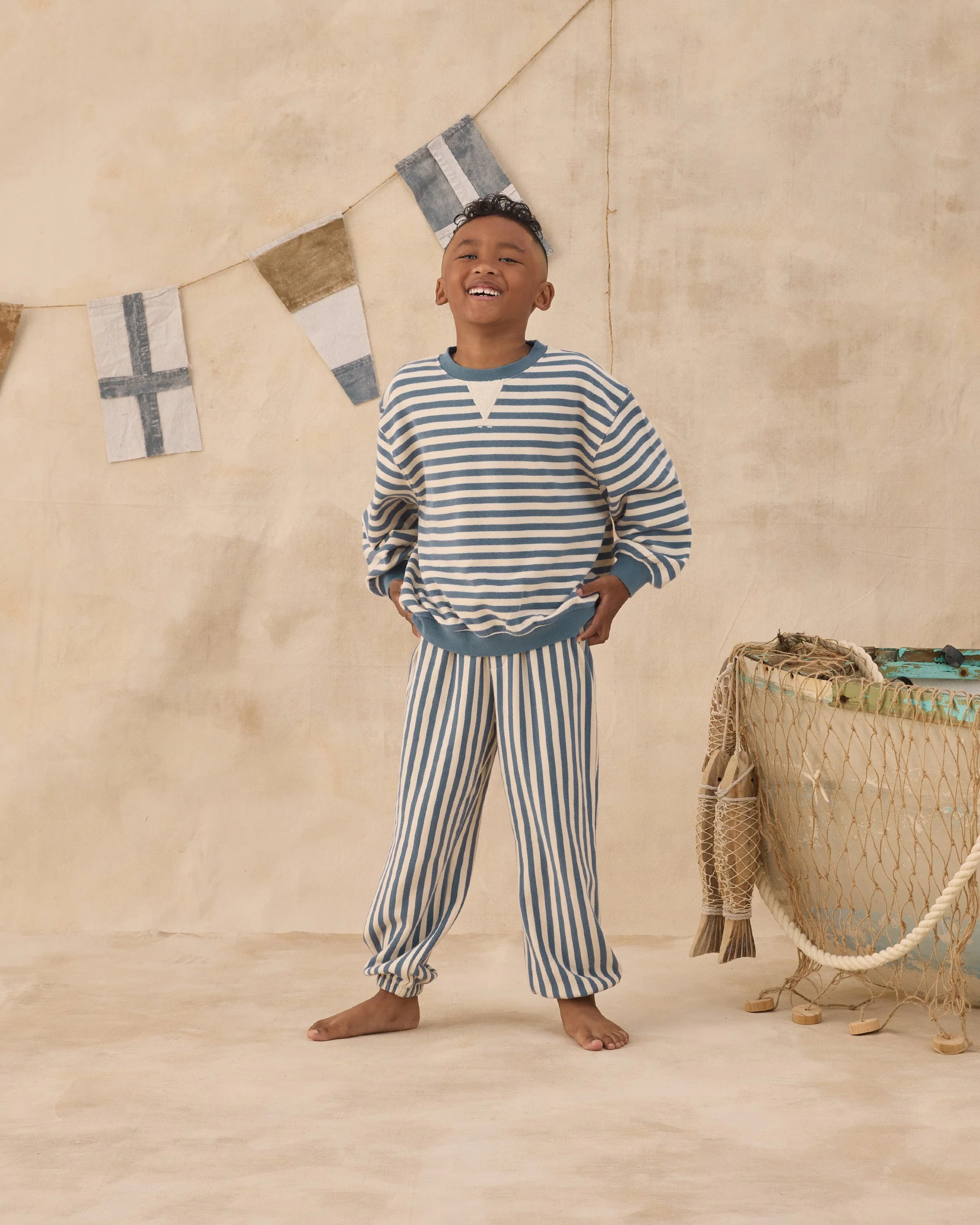 Relaxed Jogger Marine Stripe - Image 2