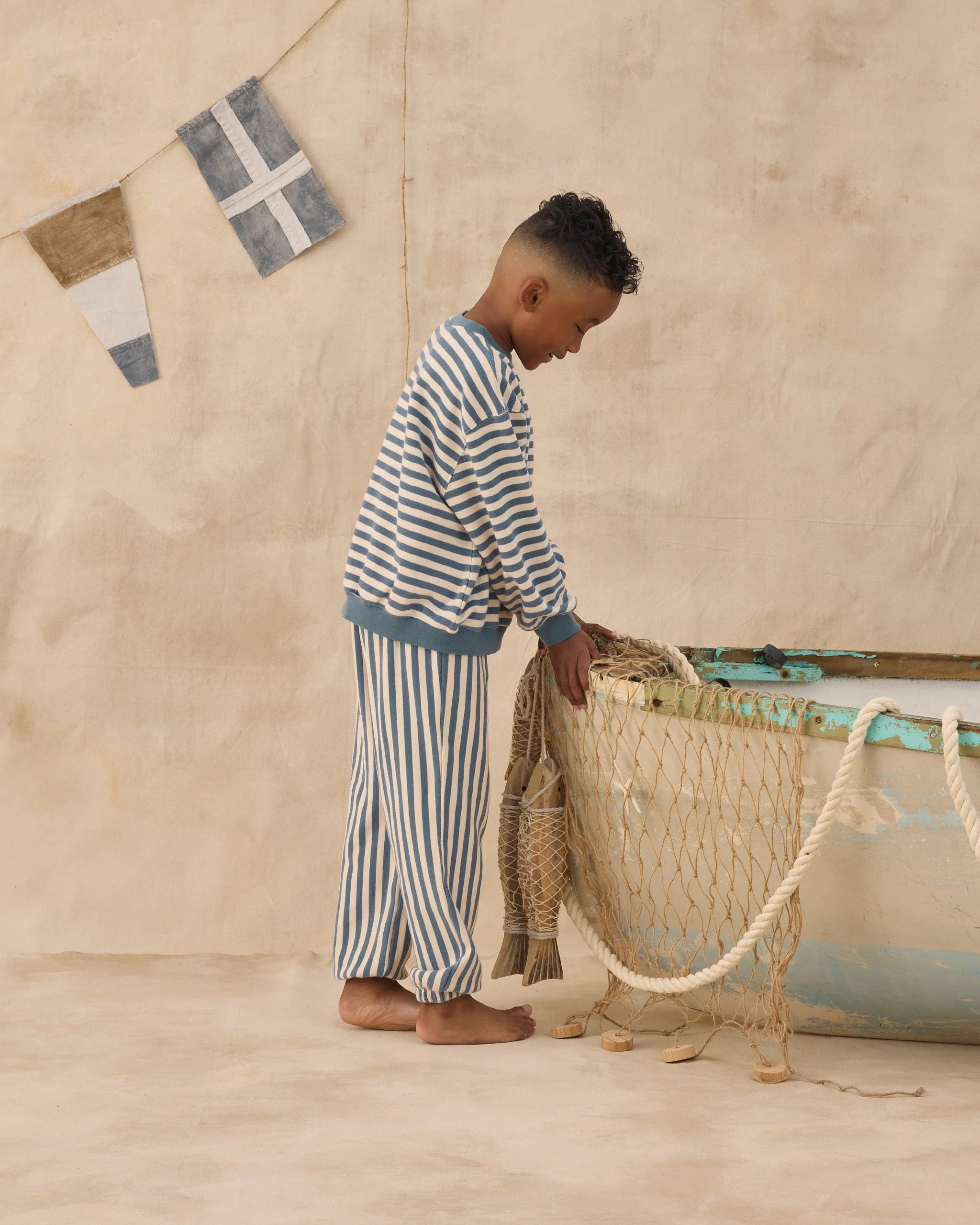 Relaxed Jogger Marine Stripe - Image 3