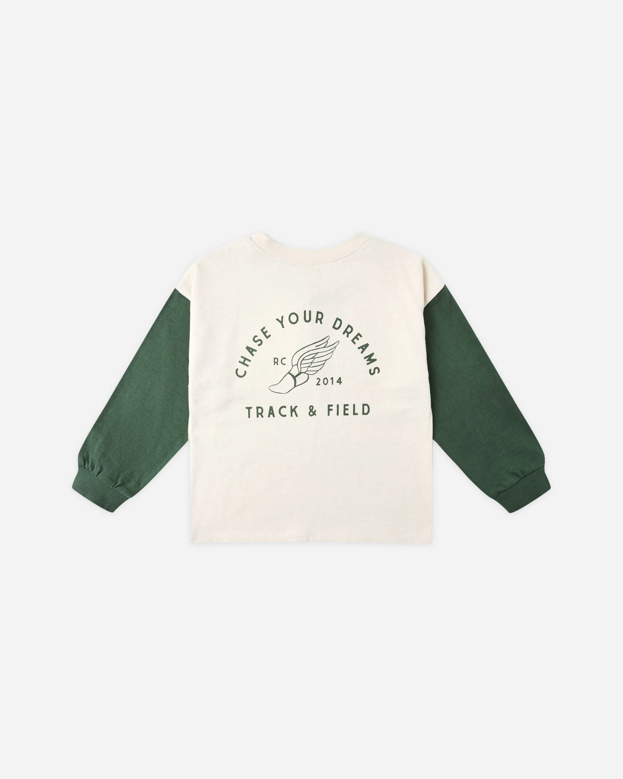 Relaxed Long Sleeve Henley || Chase Your Dreams - Image 2