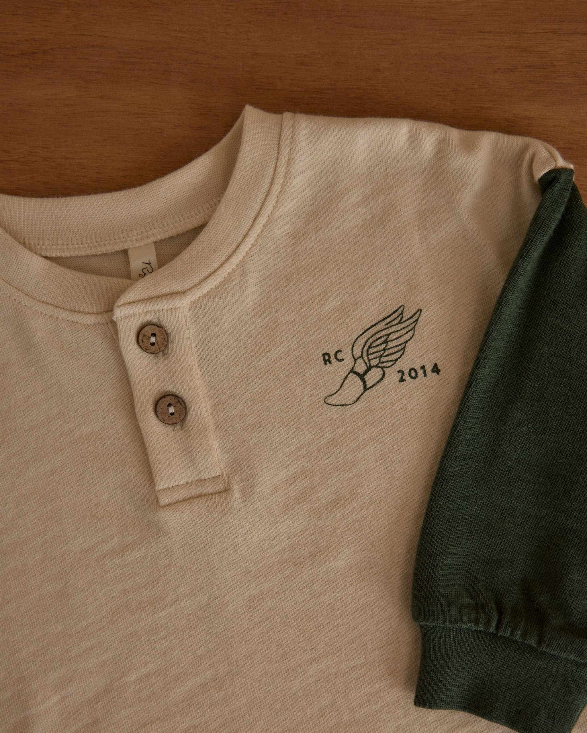 Relaxed Long Sleeve Henley || Chase Your Dreams - Image 6