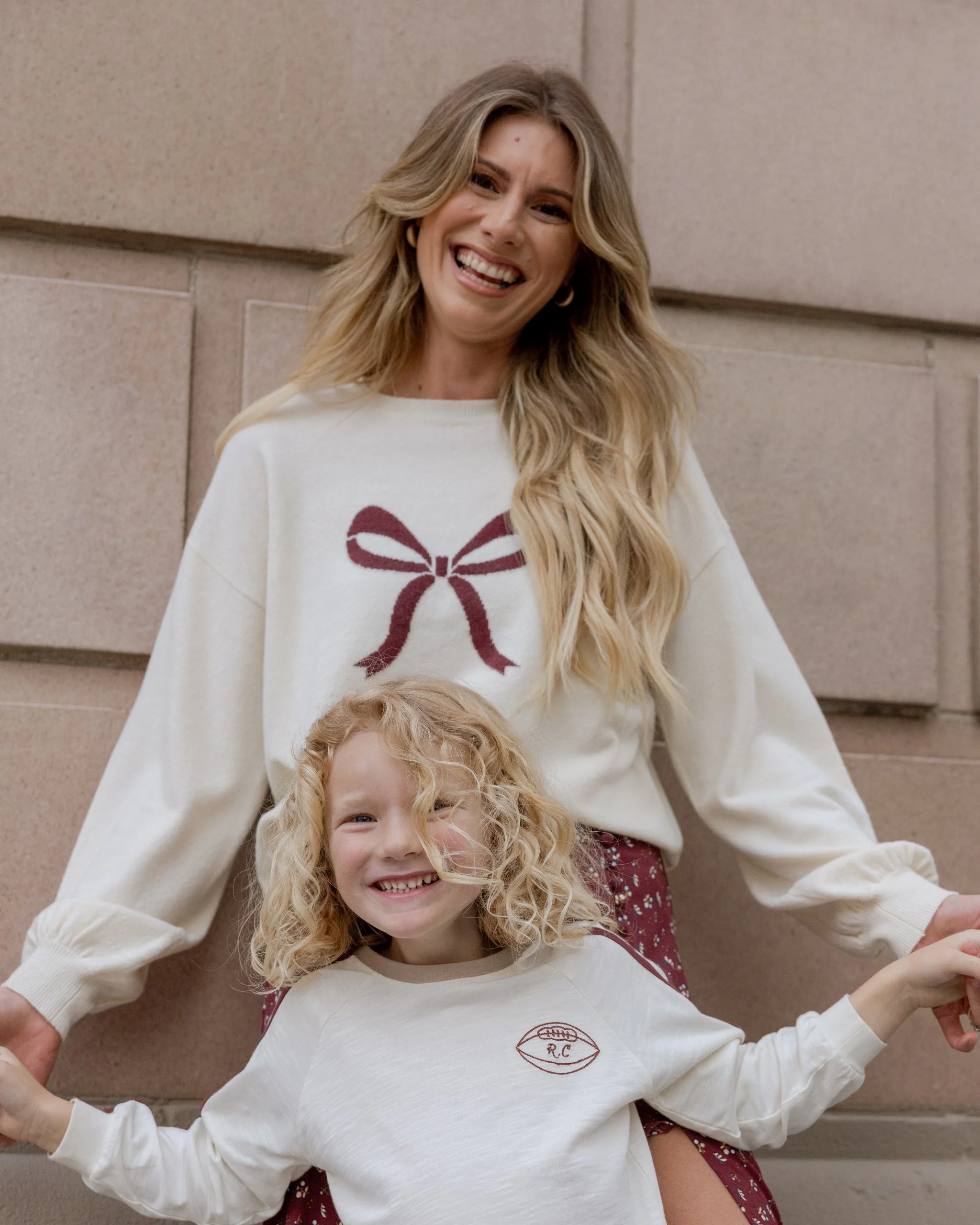 Relaxed Long Sleeve Tee || Ivory - Image 3