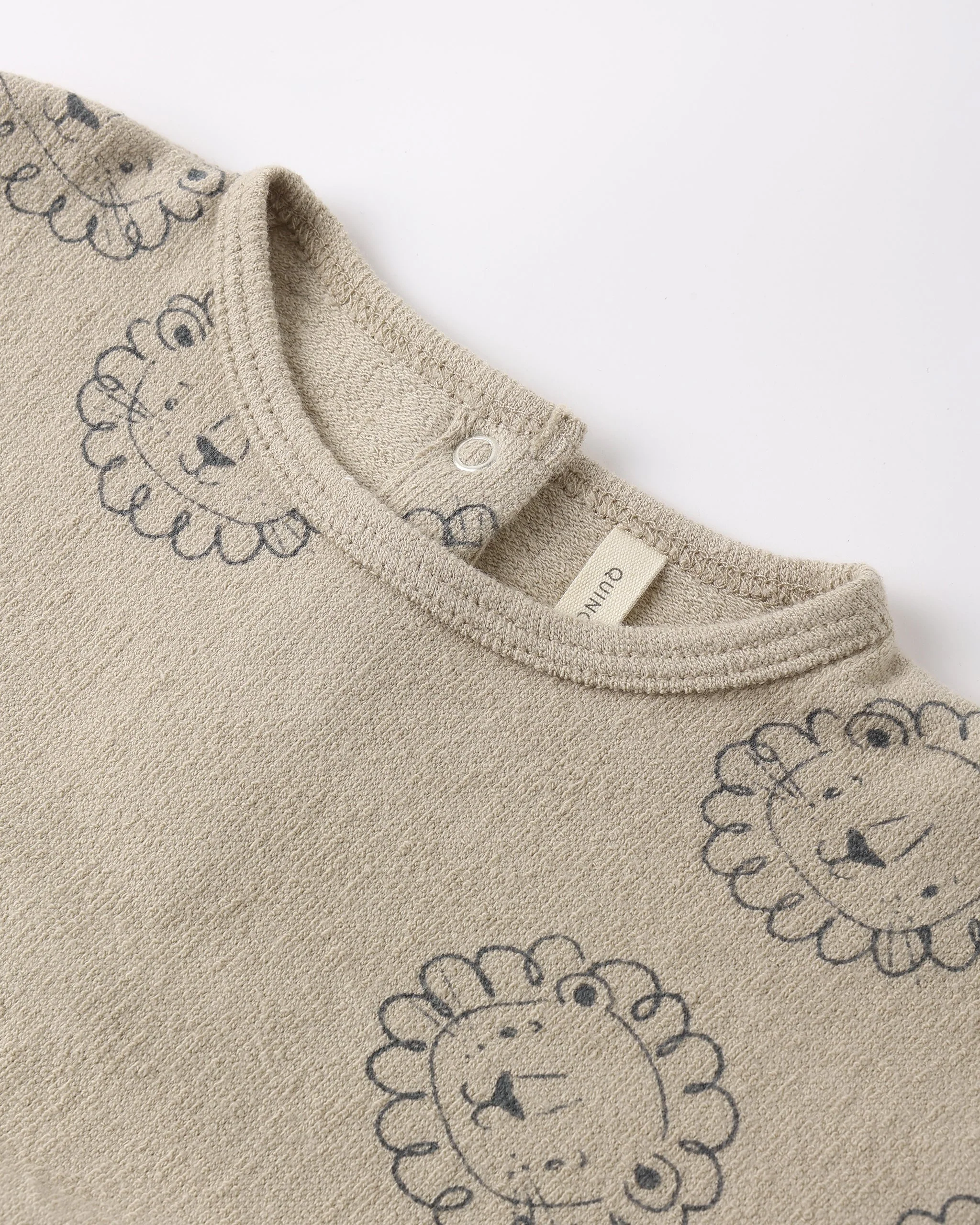 Relaxed Short Sleeve Bubble Romper Lion - Image 6