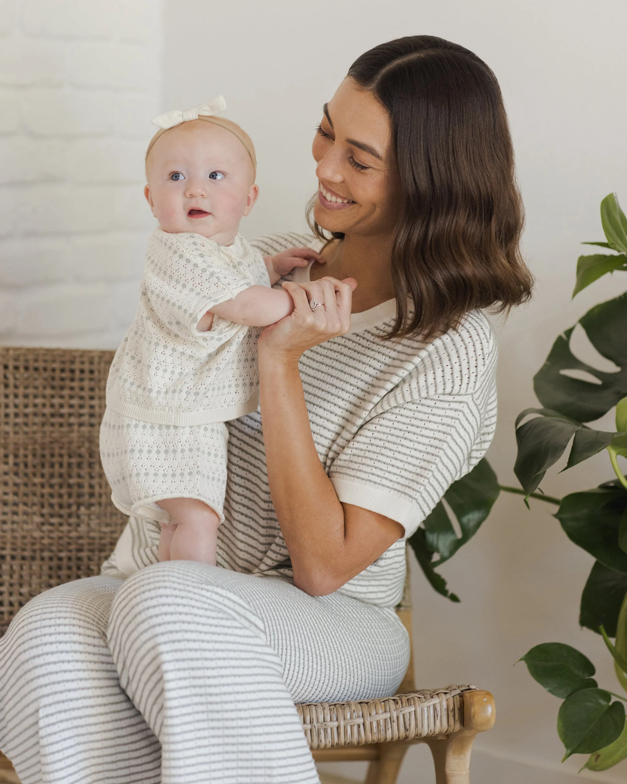-Relaxed Summer Knit Set || Ivory- - Image 3