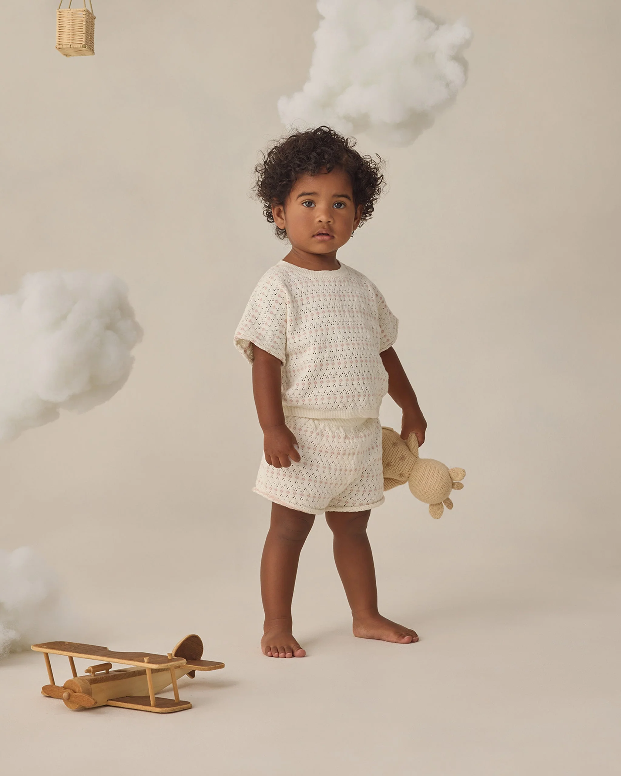 Relaxed Summer Knit Set Ivory - Image 2
