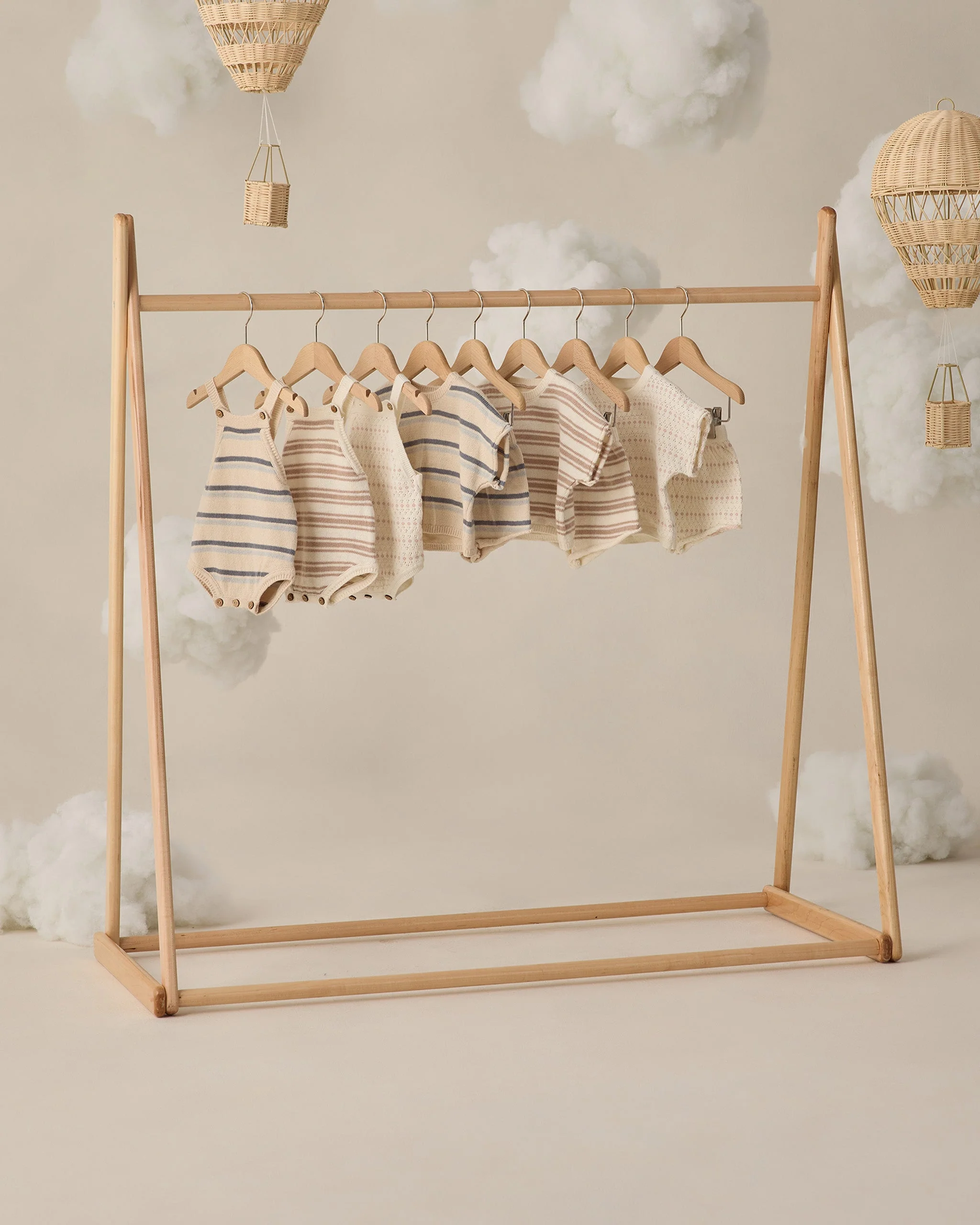 Relaxed Summer Knit Set Oat Stripe - Image 5