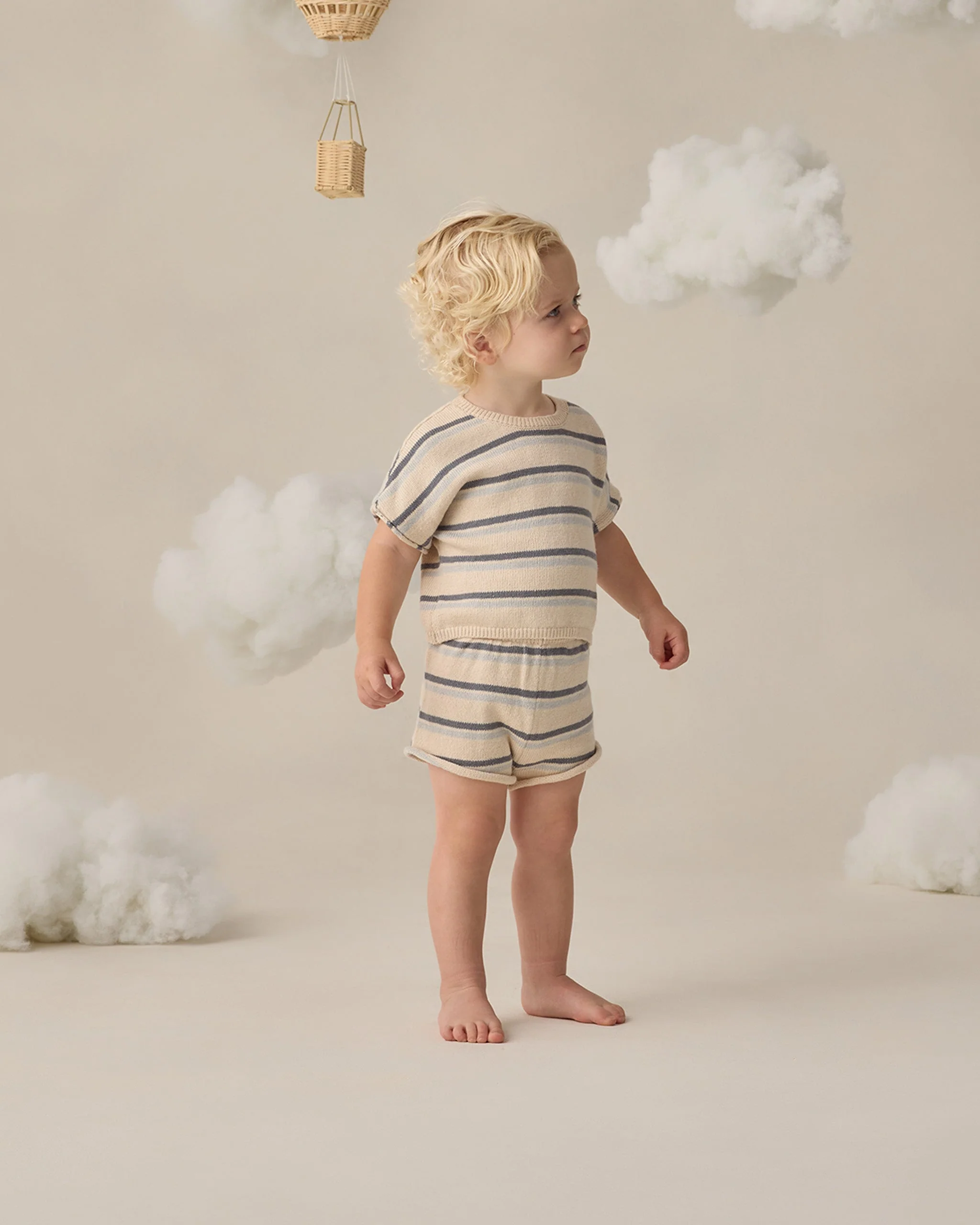 Relaxed Summer Knit Set Ocean Stripe - Image 4