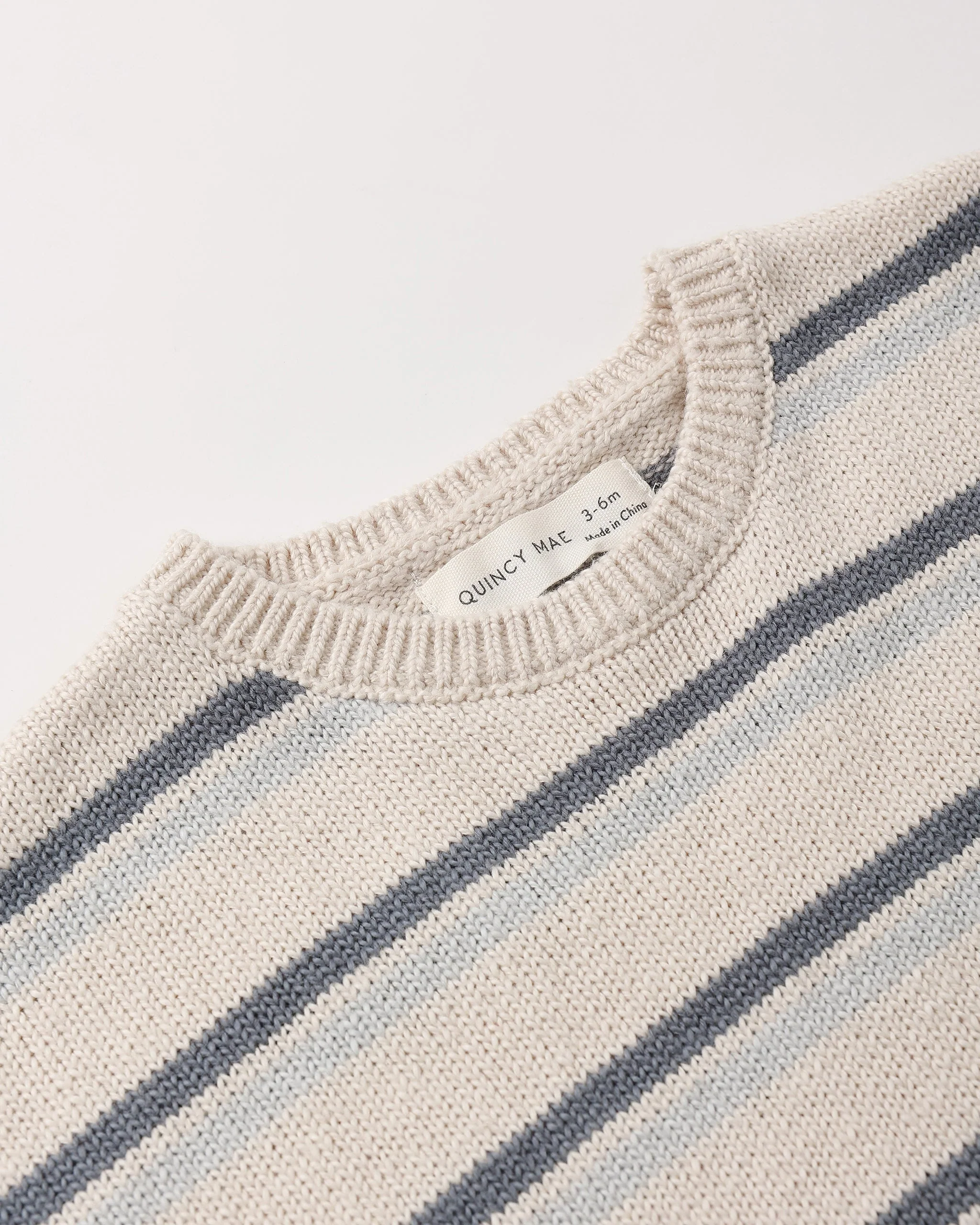 Relaxed Summer Knit Set Ocean Stripe - Image 6