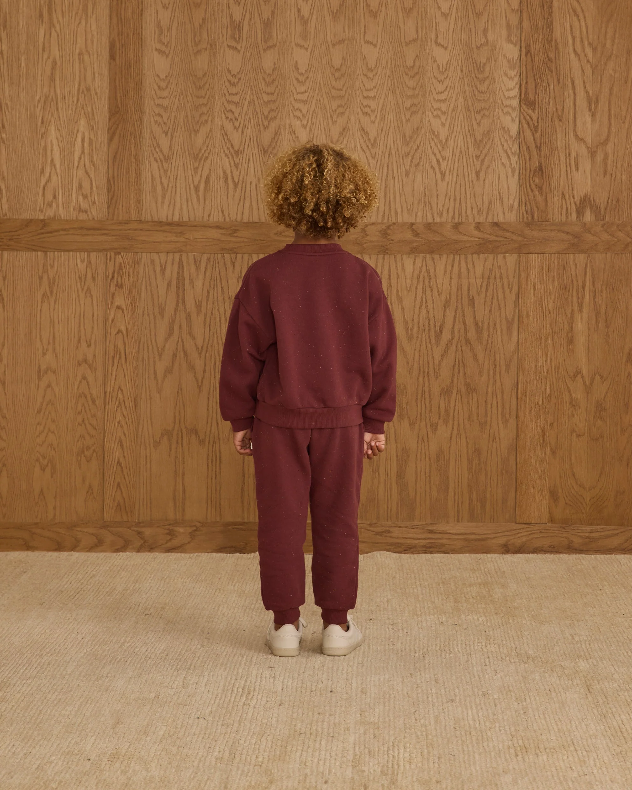Relaxed Sweatshirt || Burgundy - Image 3