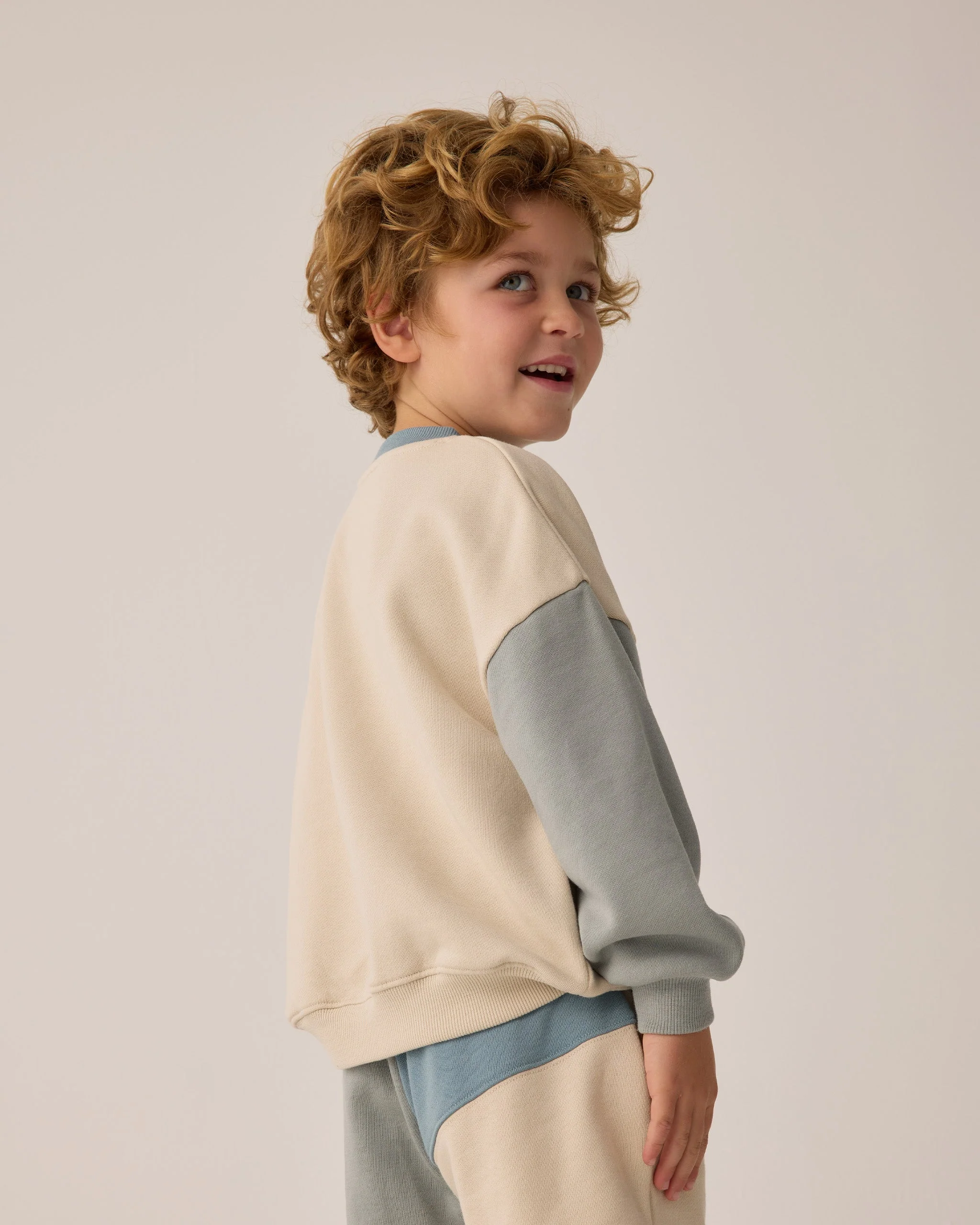 Relaxed Sweatshirt || Color Block - Image 3