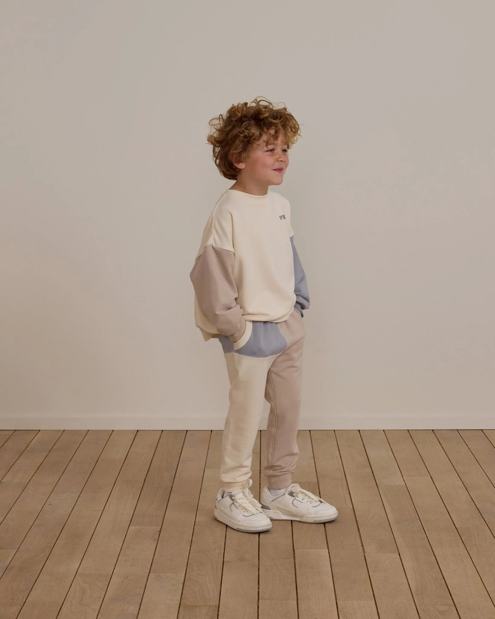 Relaxed Sweatshirt | Color Block - Image 3