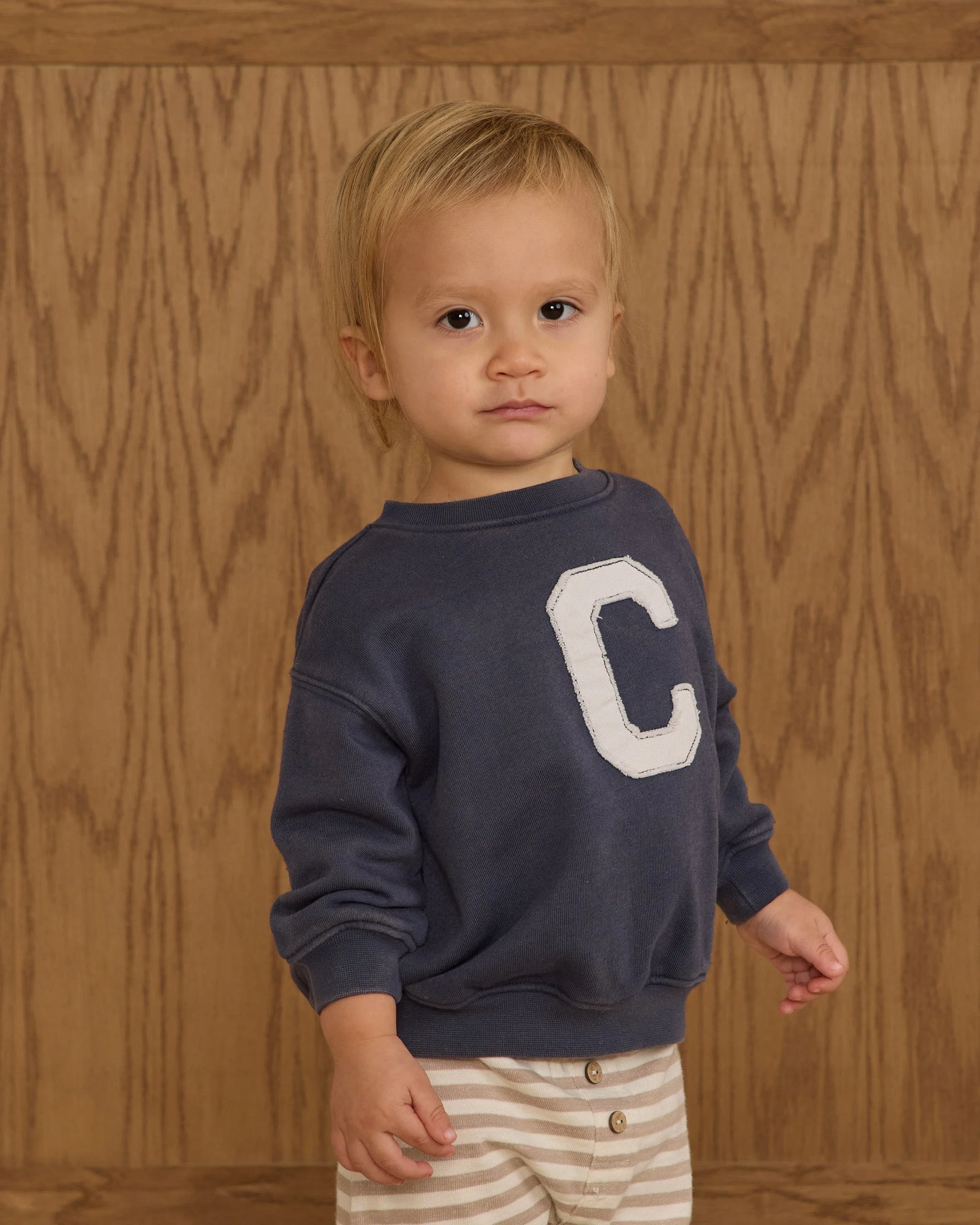 Relaxed Sweatshirt || Navy - Image 3