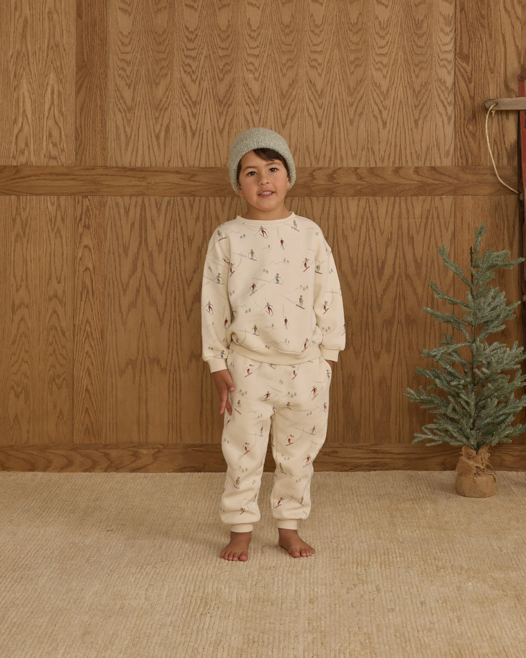 Relaxed Sweatshirt || Skiers - Image 5