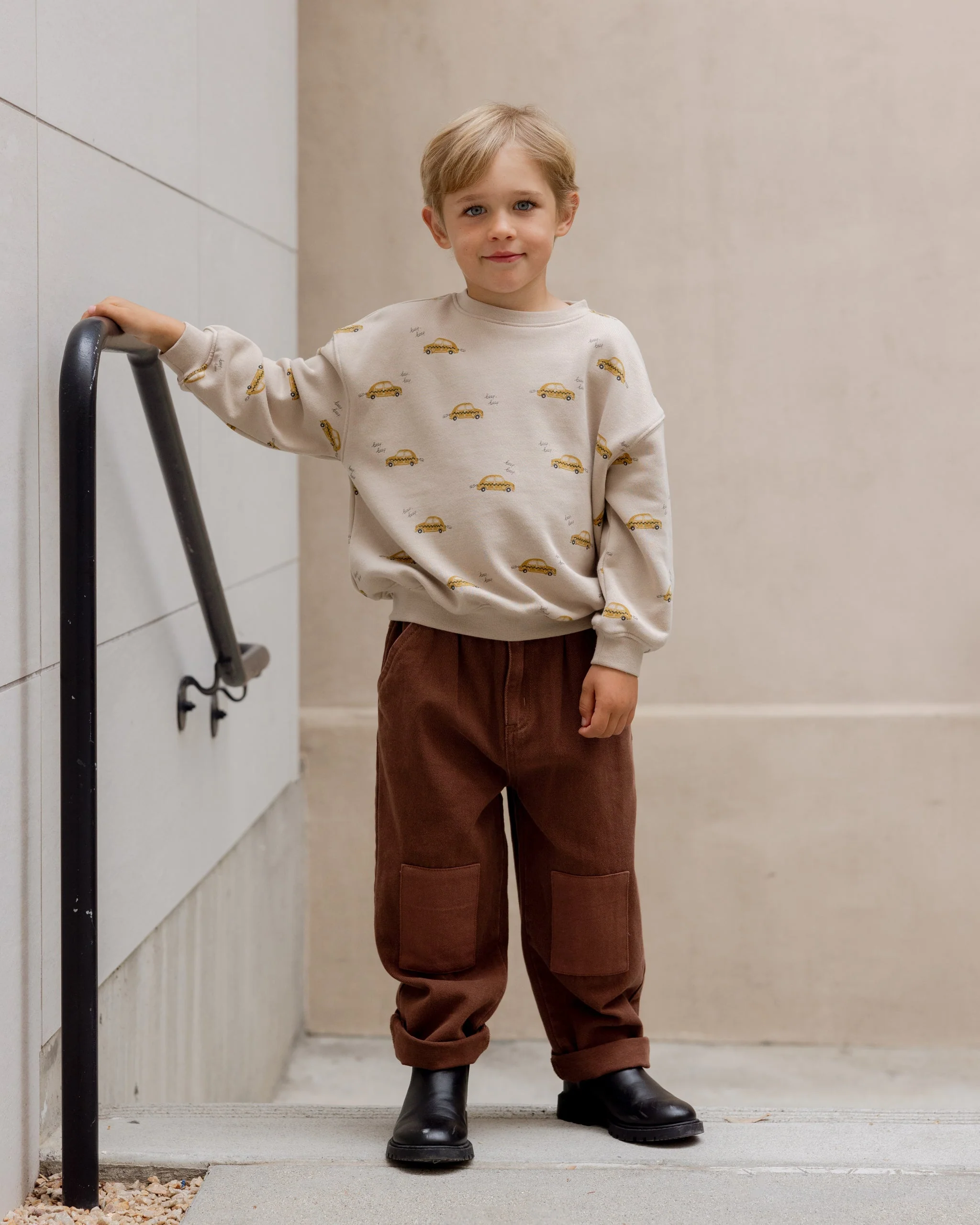Relaxed Sweatshirt || Taxi - Image 2