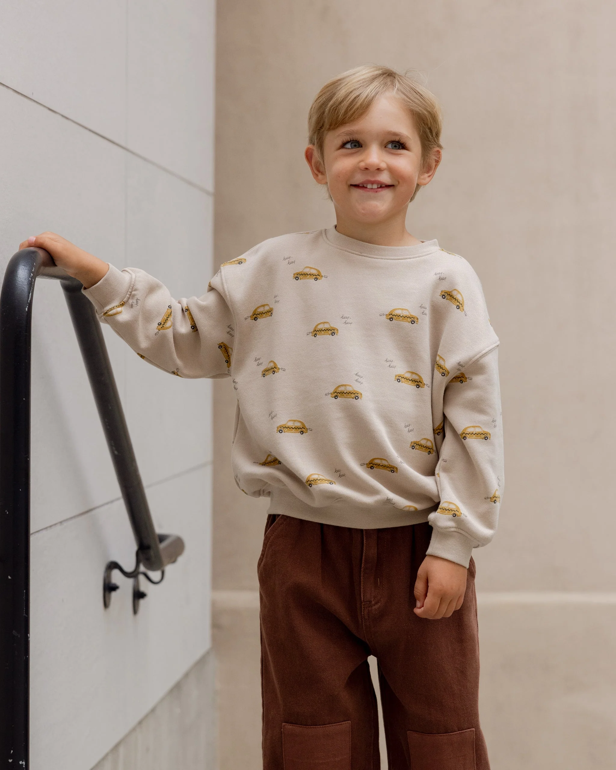 Relaxed Sweatshirt || Taxi - Image 3