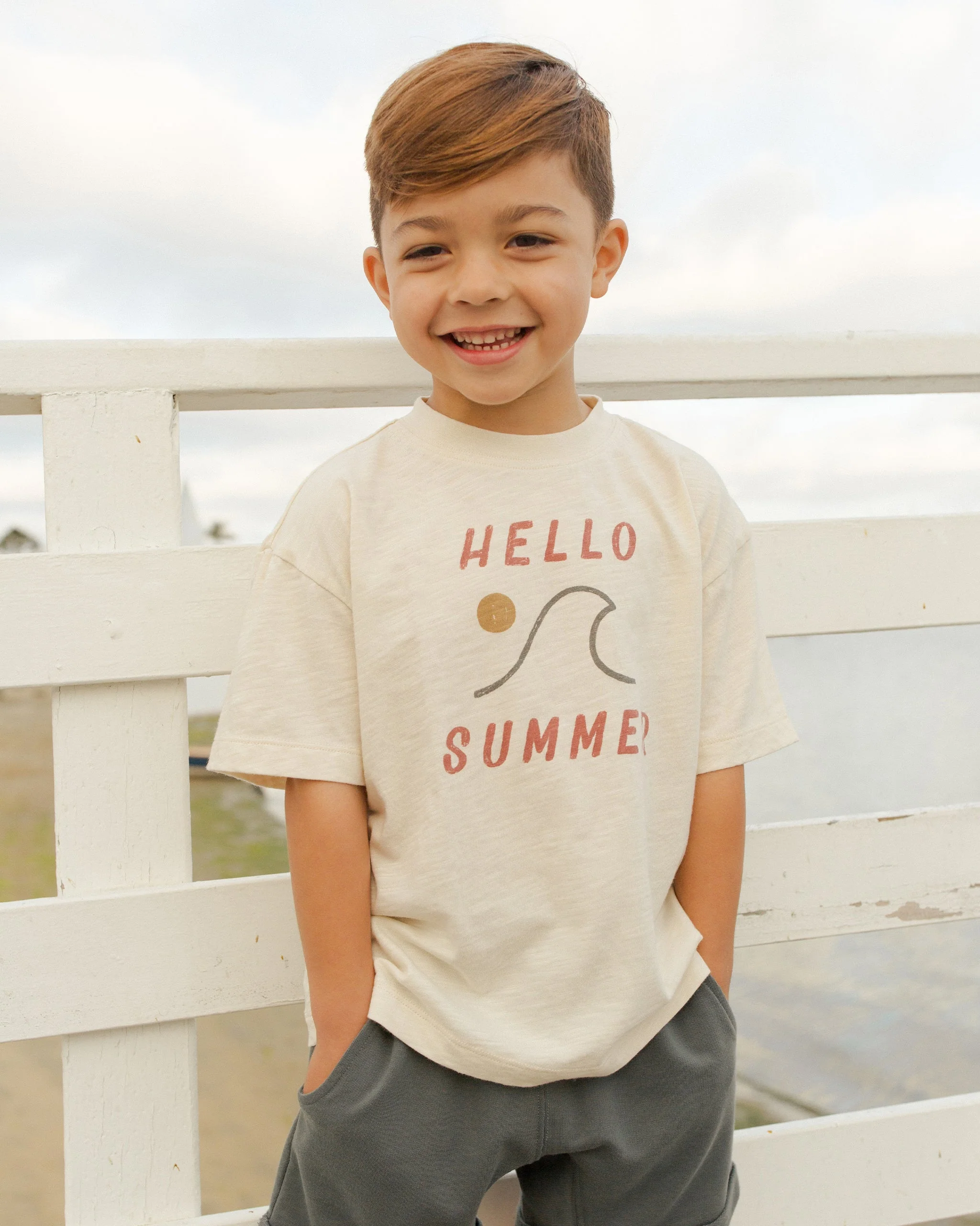 Relaxed Tee || Hello Summer - Image 4
