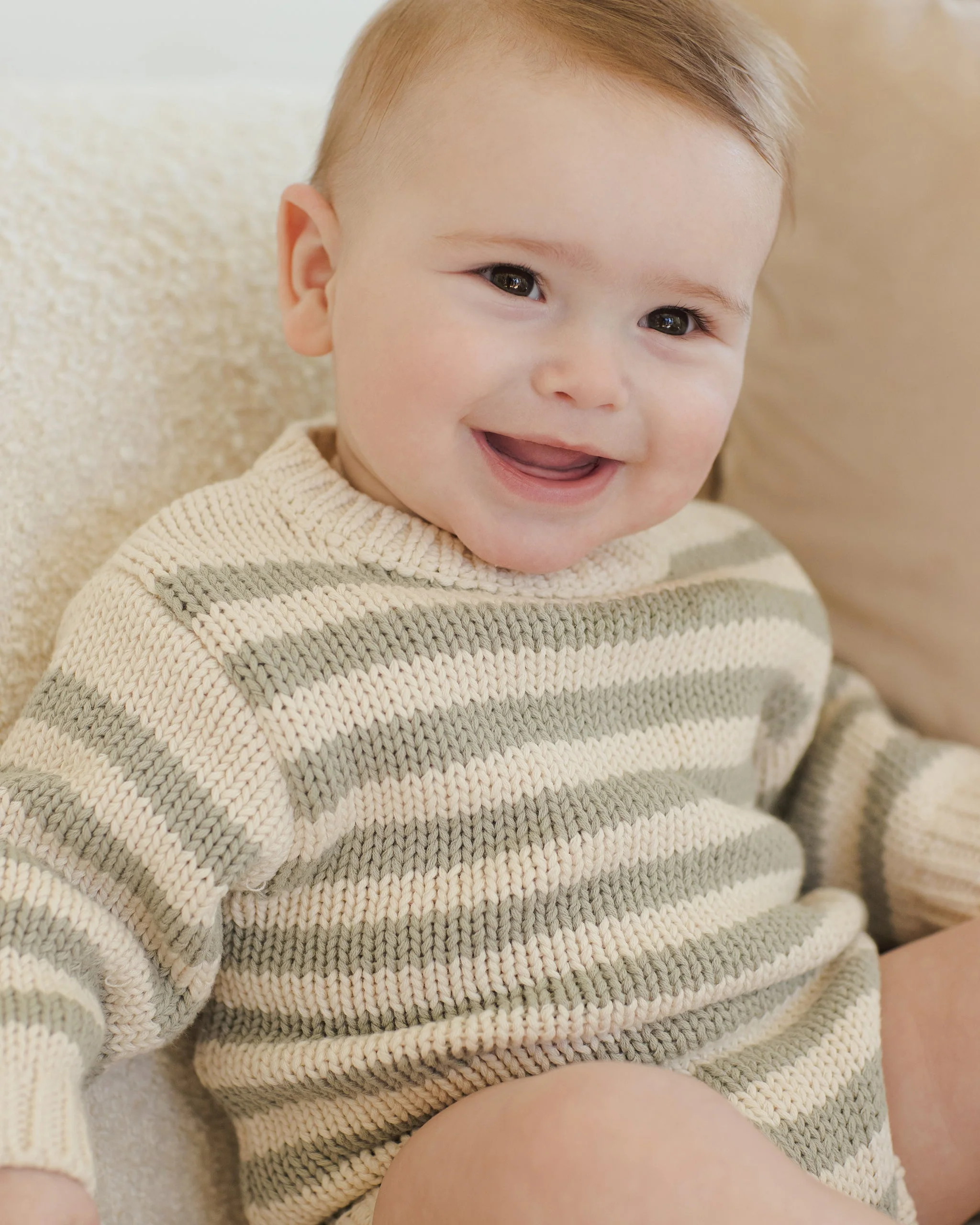 Rex Romper || Fern Stripe - Image 3