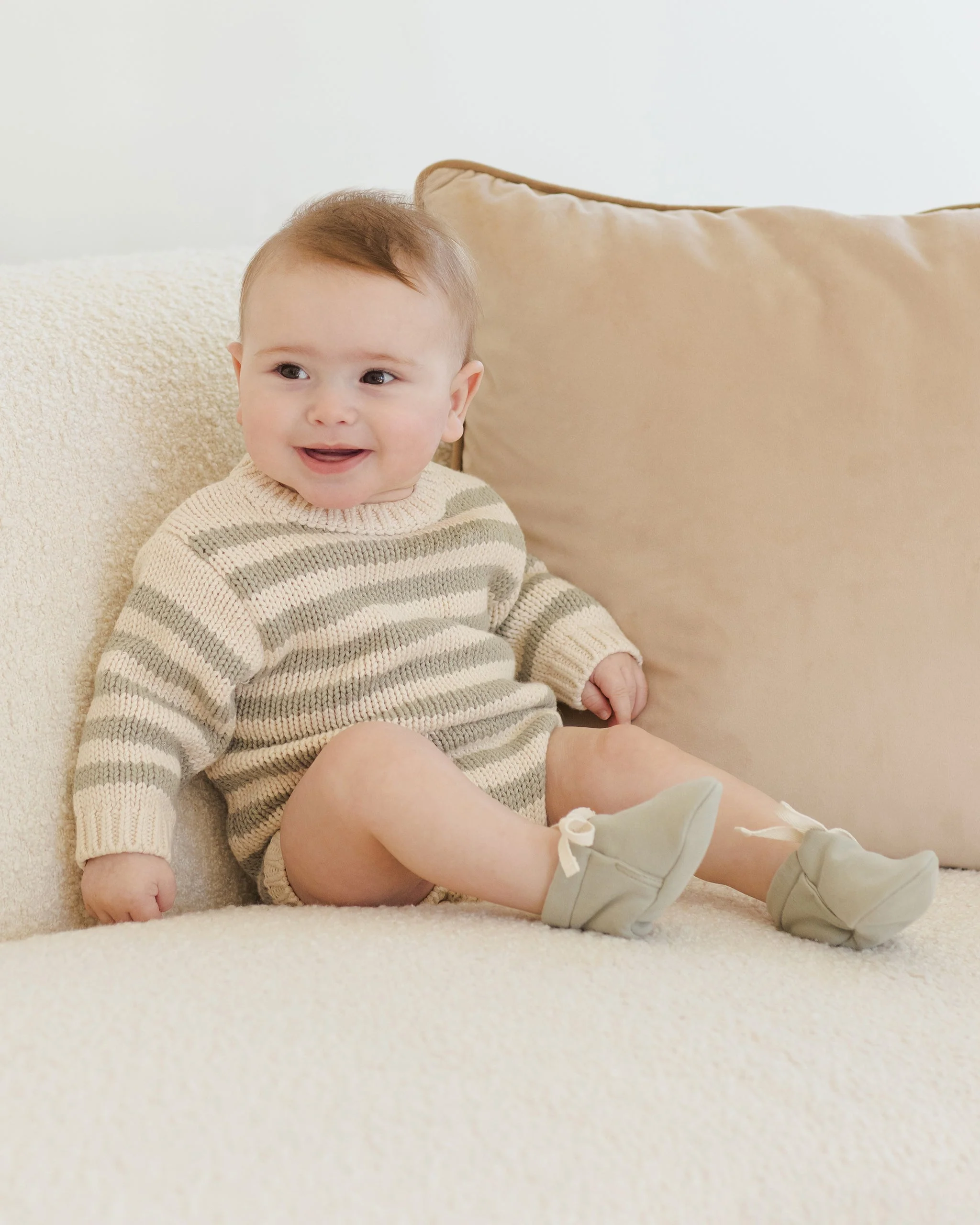 Rex Romper || Fern Stripe - Image 4