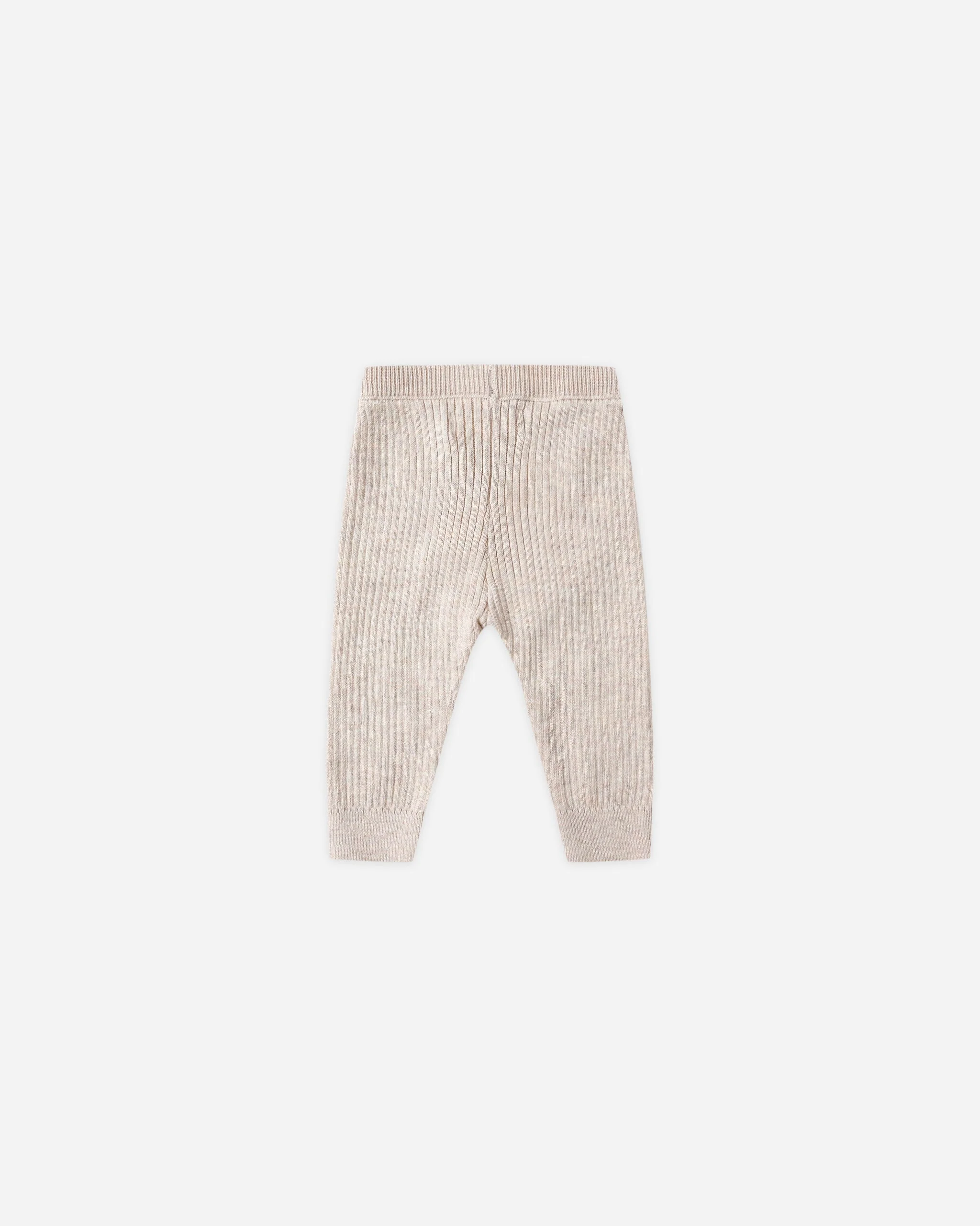 *Rib Knit Legging || Heathered Oatmeal* - Image 2