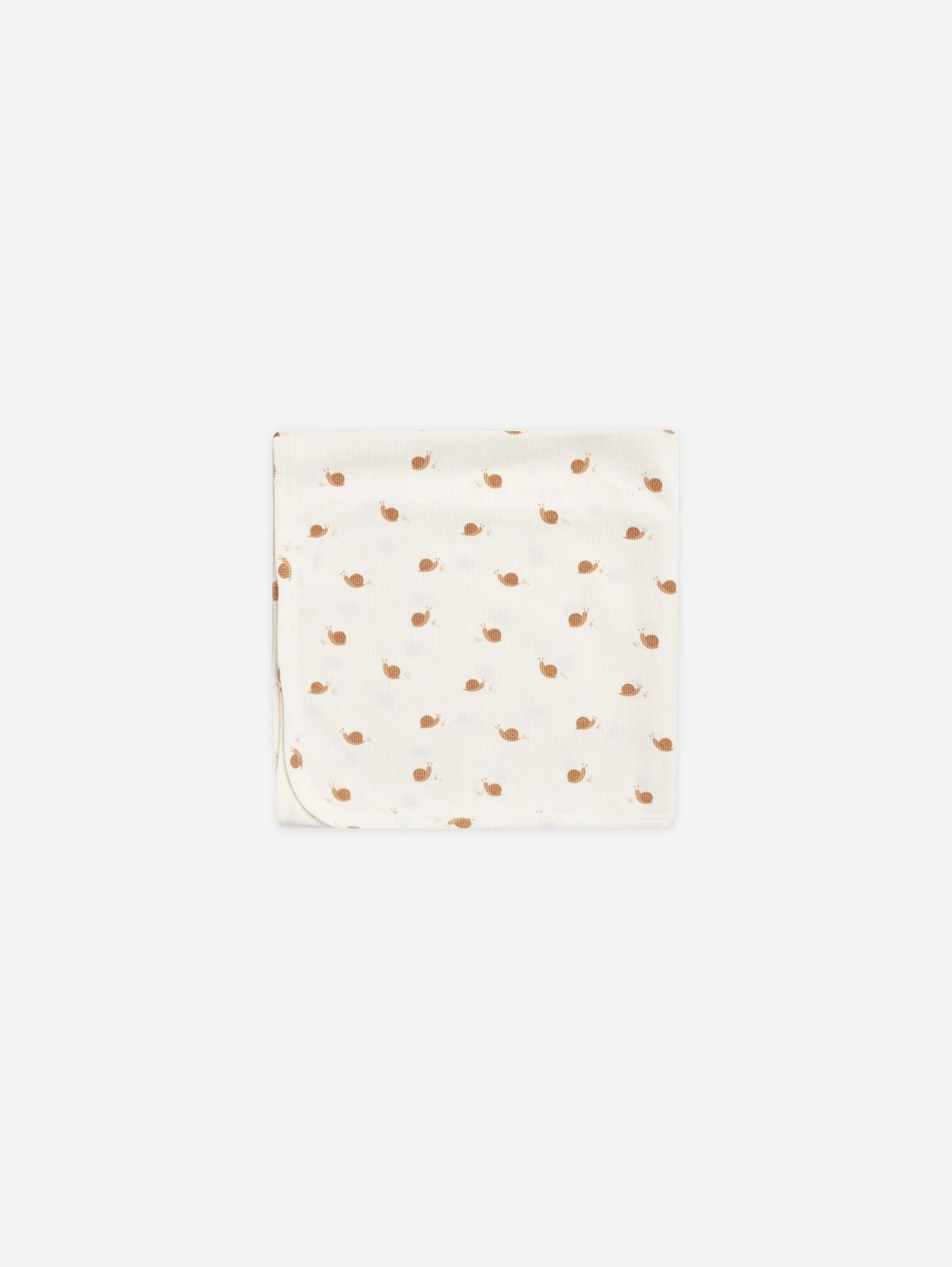 Ribbed Baby Blanket || Snails