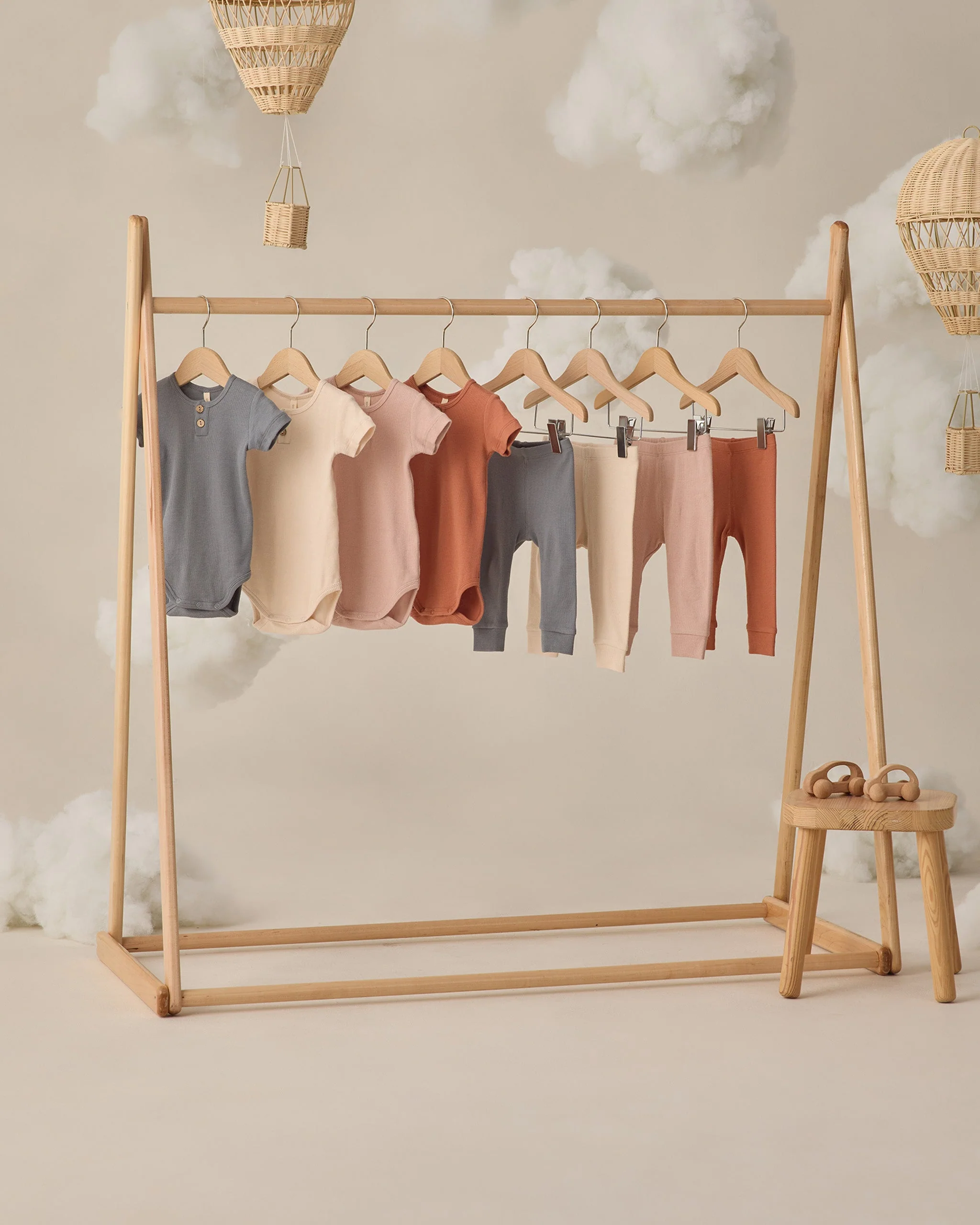 Ribbed Henley Bodysuit Ecru - Image 6