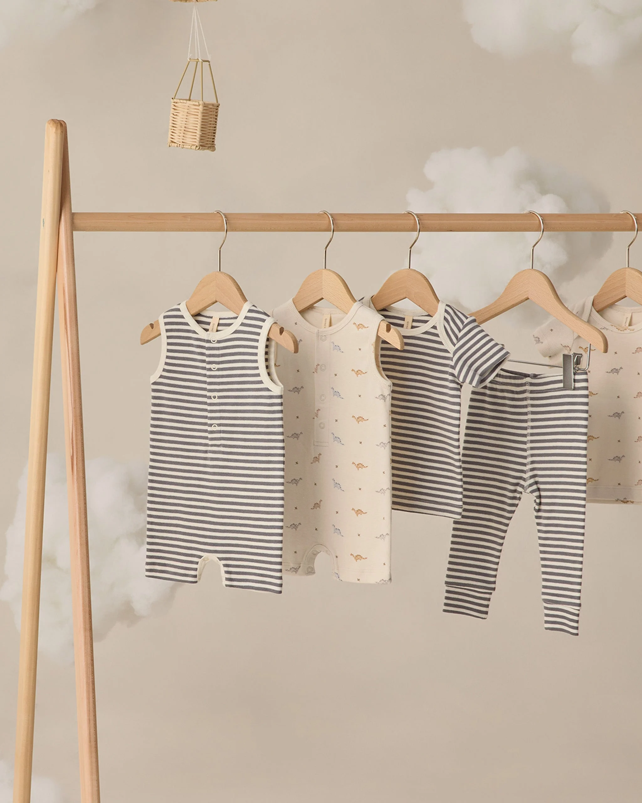 Ribbed Henley Romper Dinos - Image 4