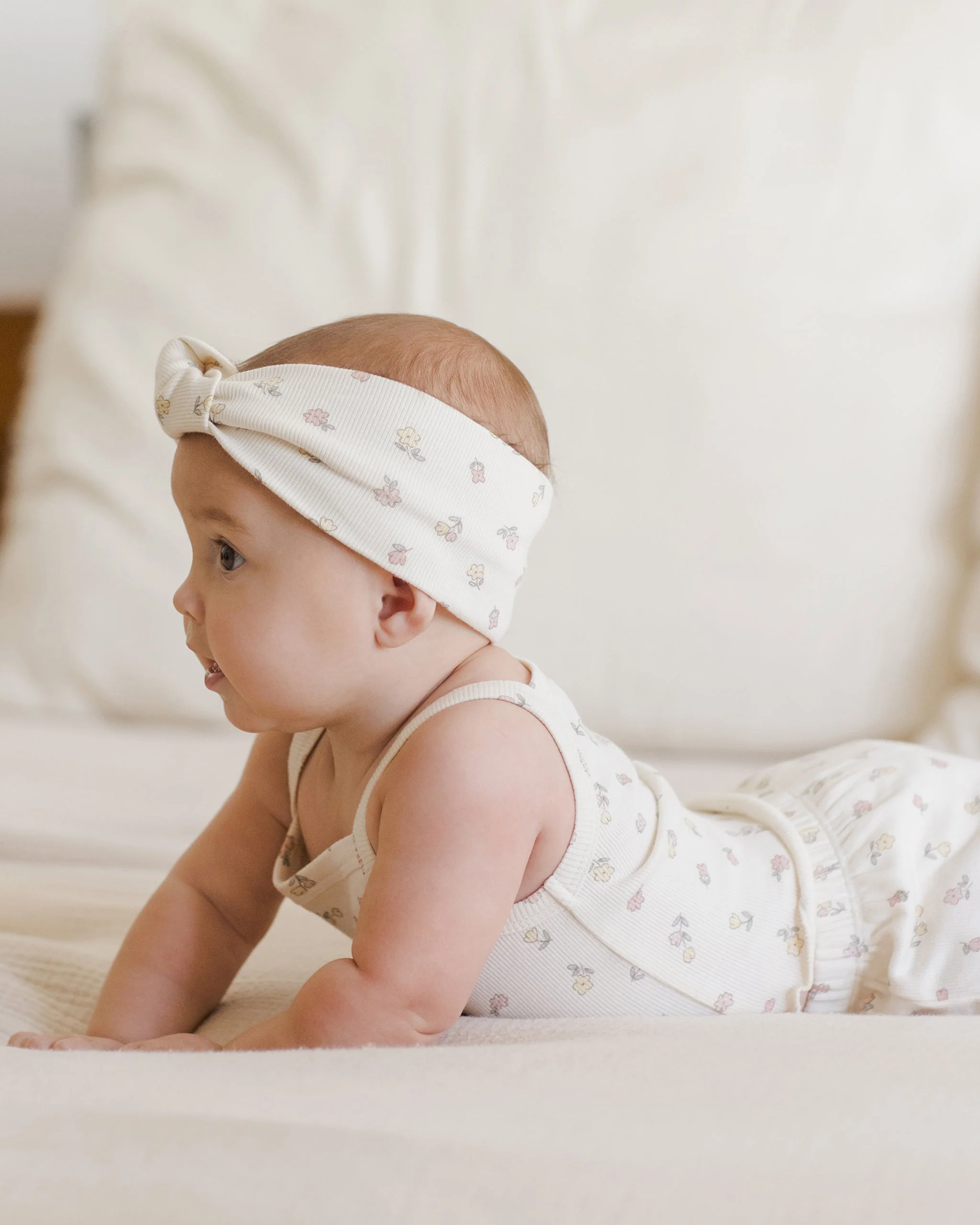 -Ribbed Knotted Headband || Fleur- - Image 4