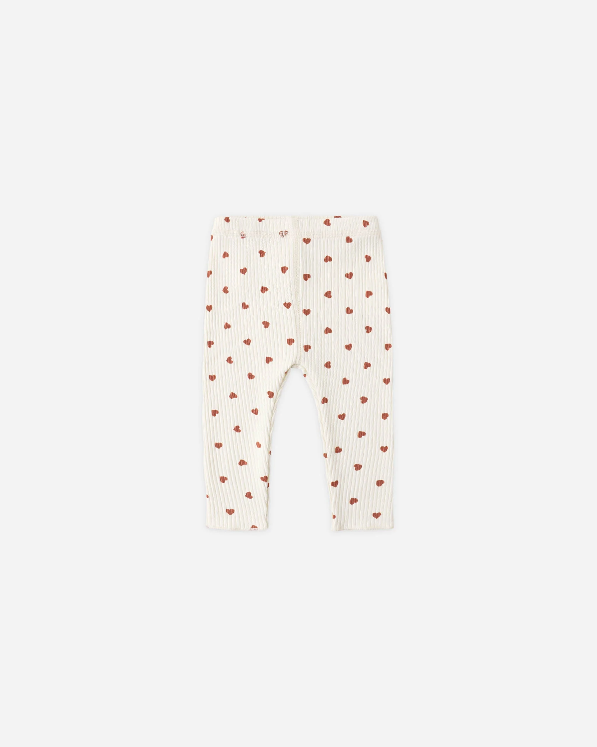 Ribbed Legging Red Hearts