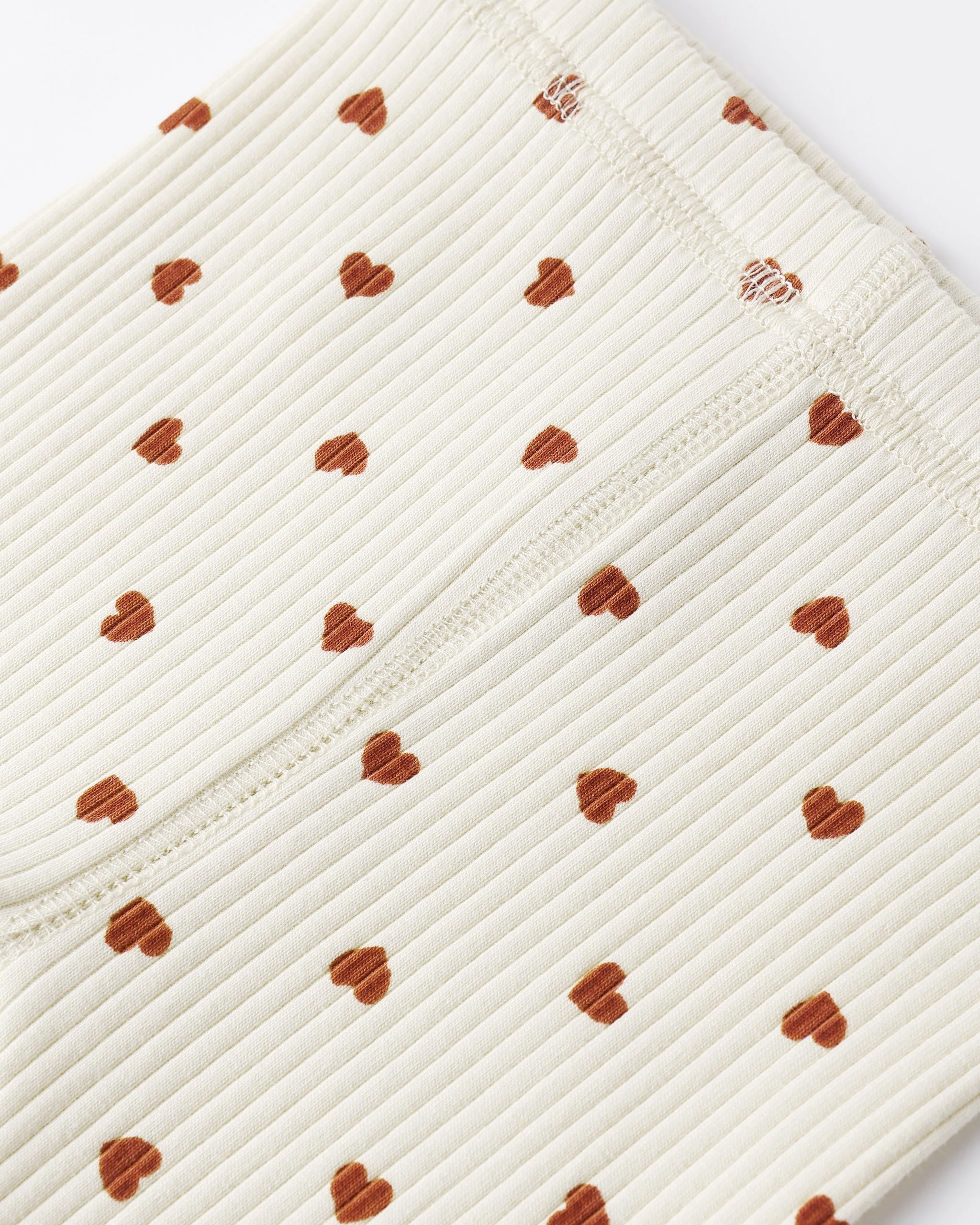 Ribbed Legging Red Hearts - Image 5