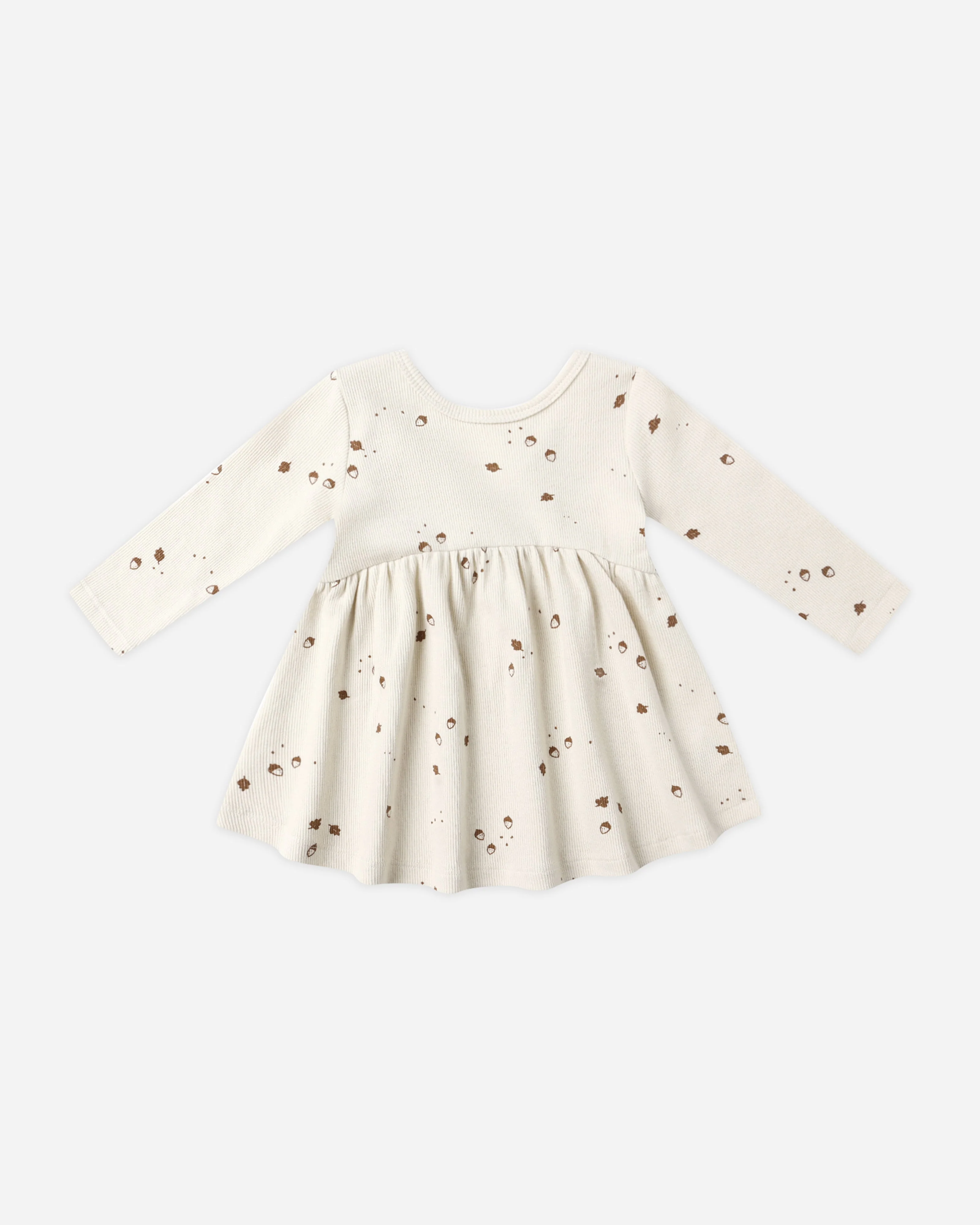 Ribbed Long Sleeve Dress || Acorns