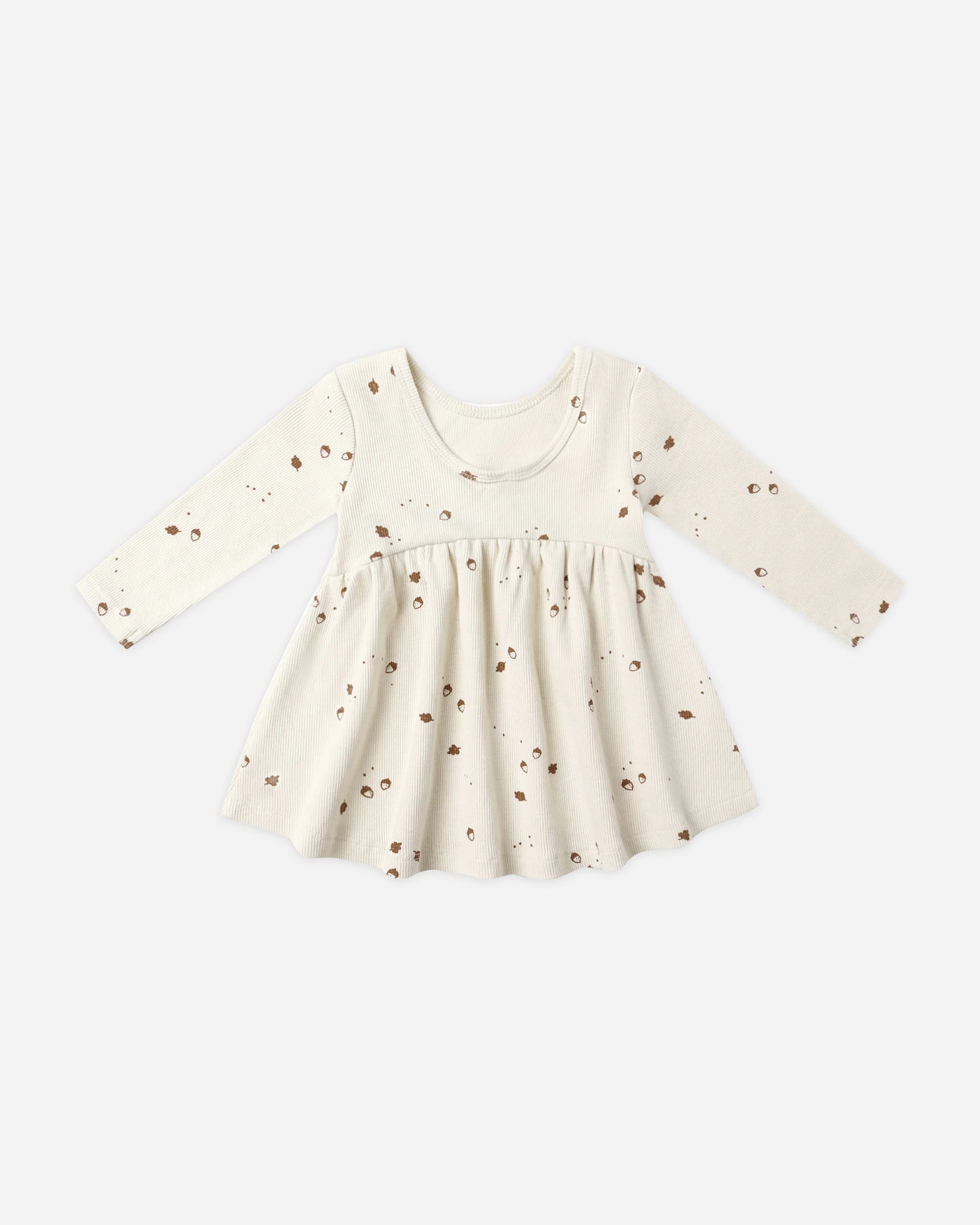 Ribbed Long Sleeve Dress || Acorns - Image 2