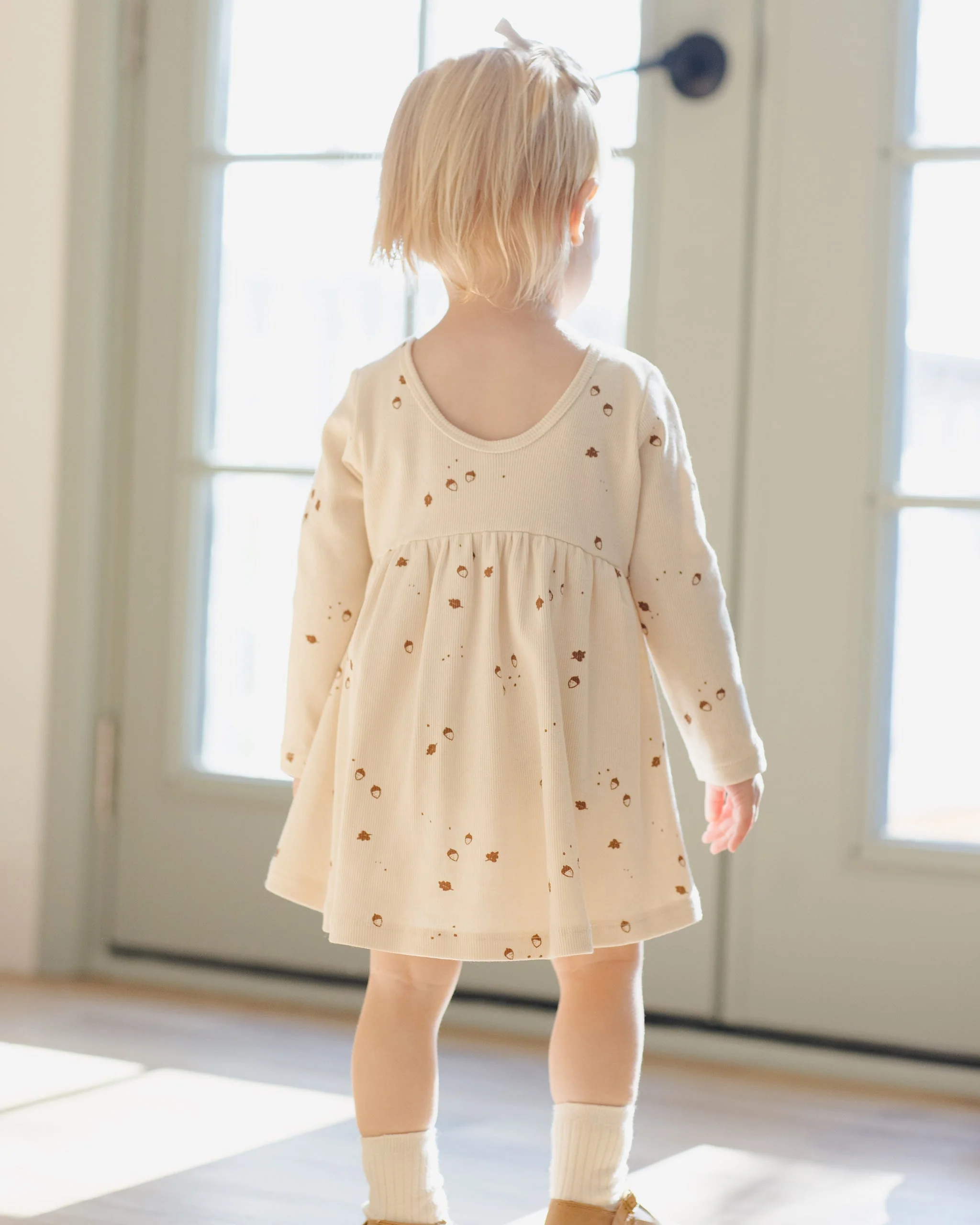 Ribbed Long Sleeve Dress || Acorns - Image 4