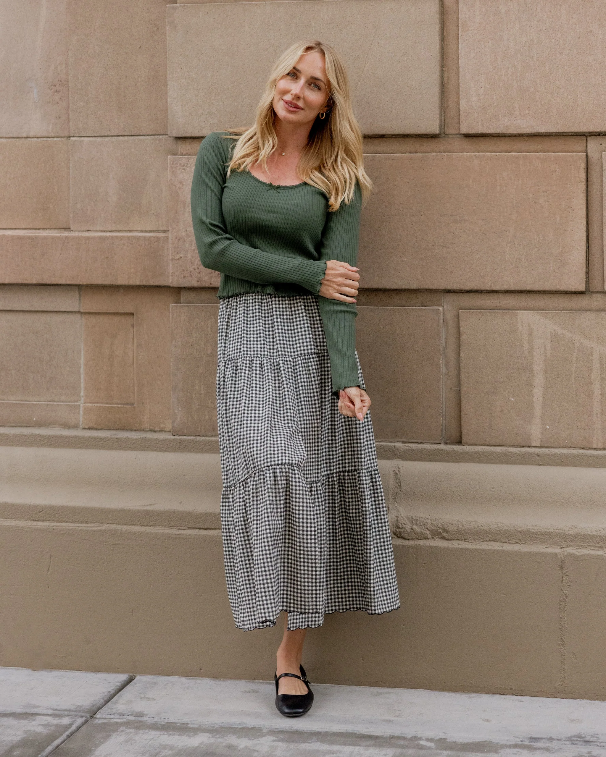 Ribbed Long Sleeve | Green - Image 5