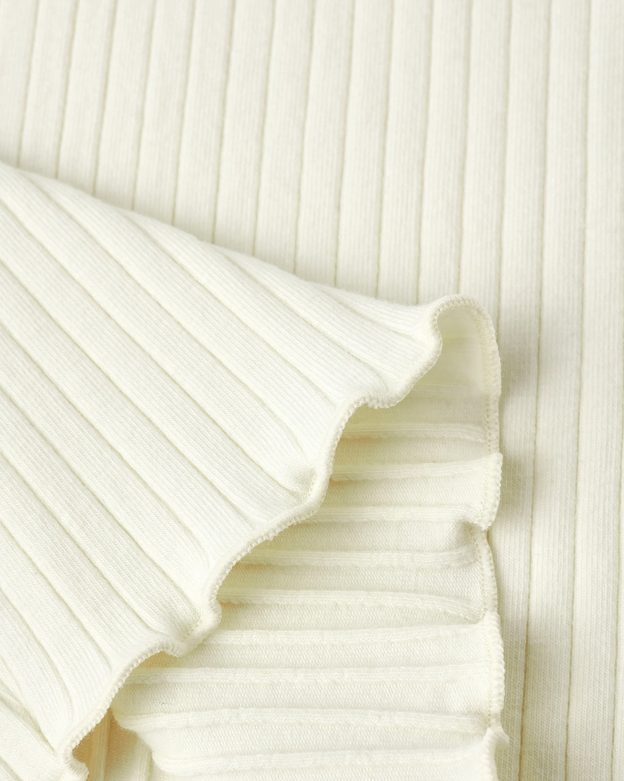 Ribbed Long Sleeve || Ivory - Image 6