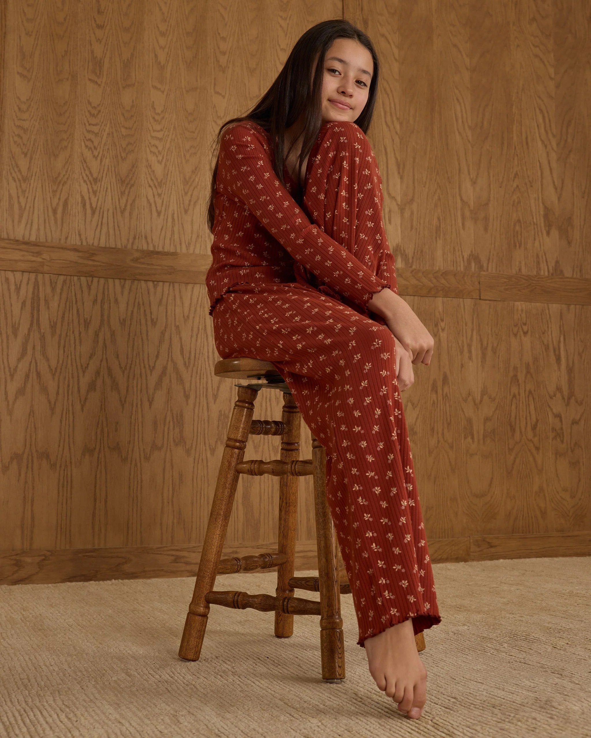 Ribbed Lounge Set || Ruby Ditsy - Teen - Image 7