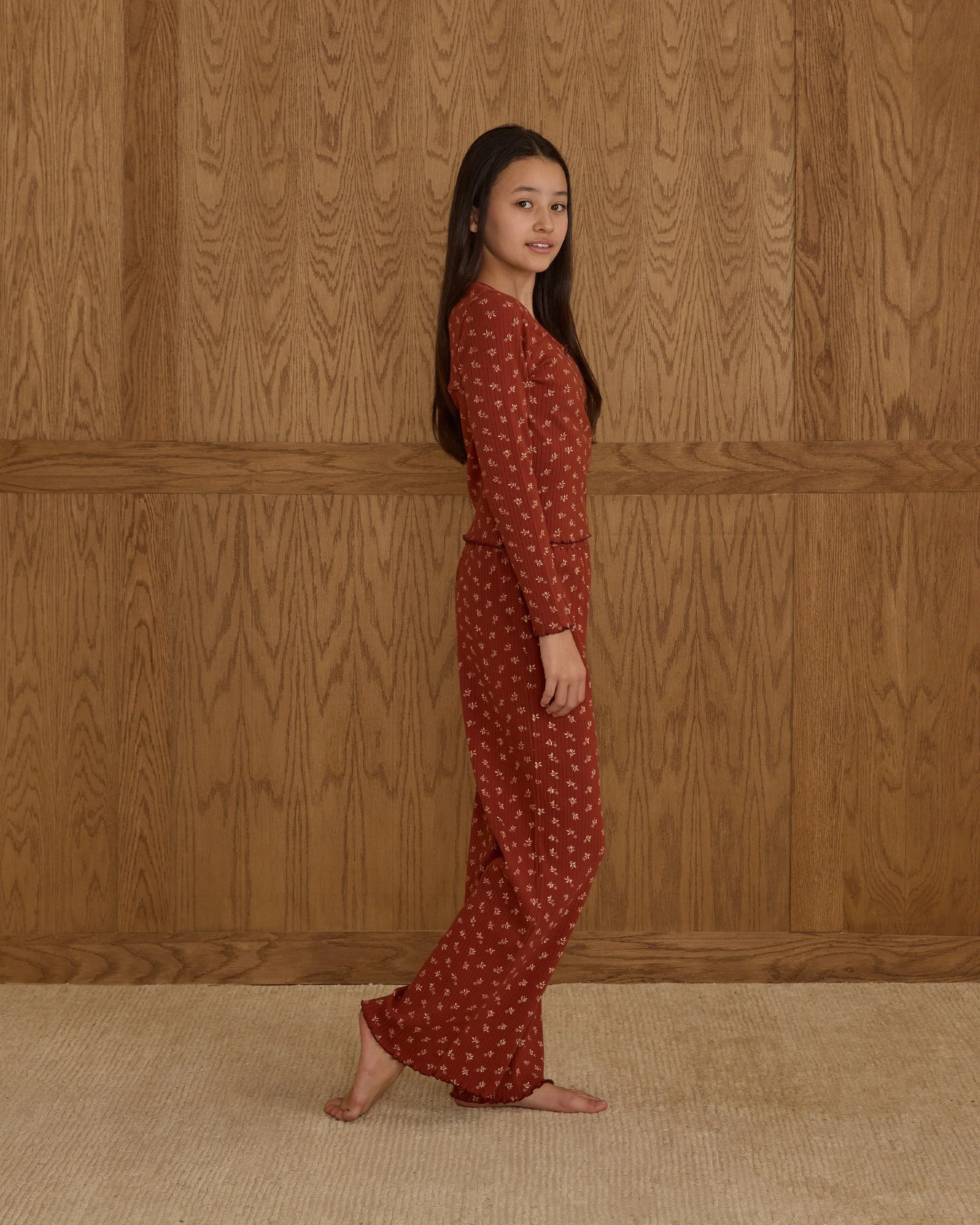 Ribbed Lounge Set || Ruby Ditsy - Teen - Image 8