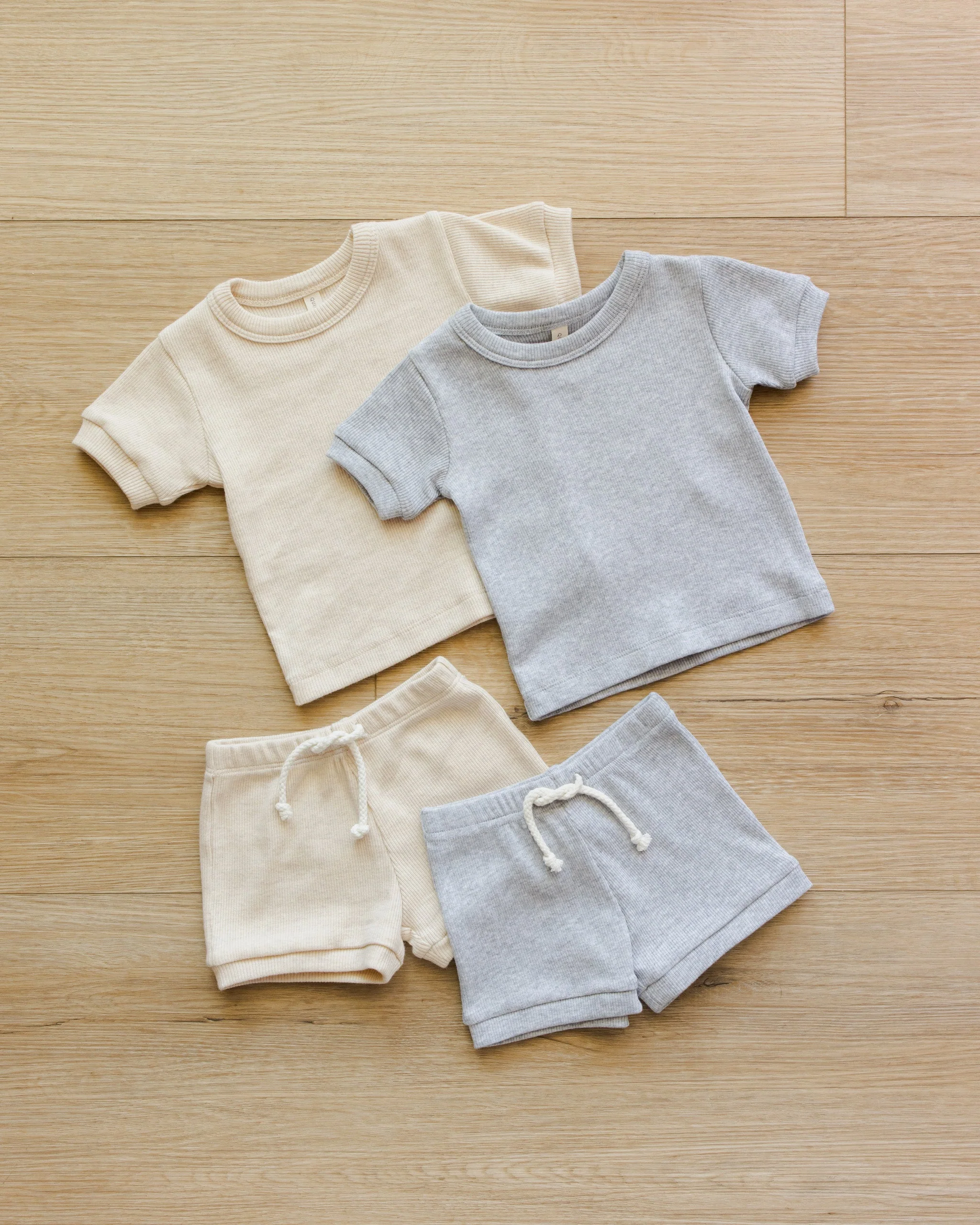 Ribbed Shortie Set || Dusty Blue - Image 5