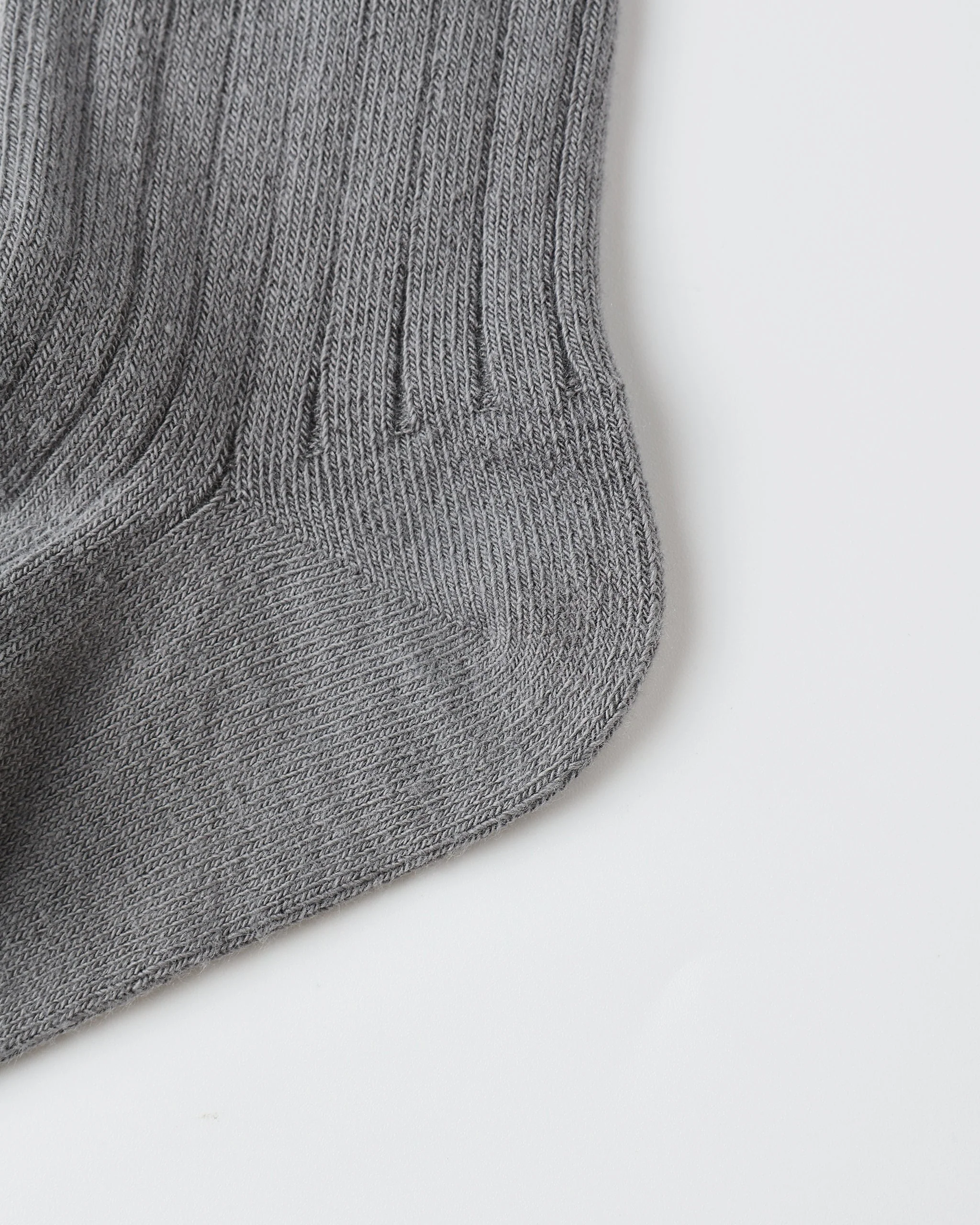 Ribbed Socks || Brown, Dusty Blue - Image 7