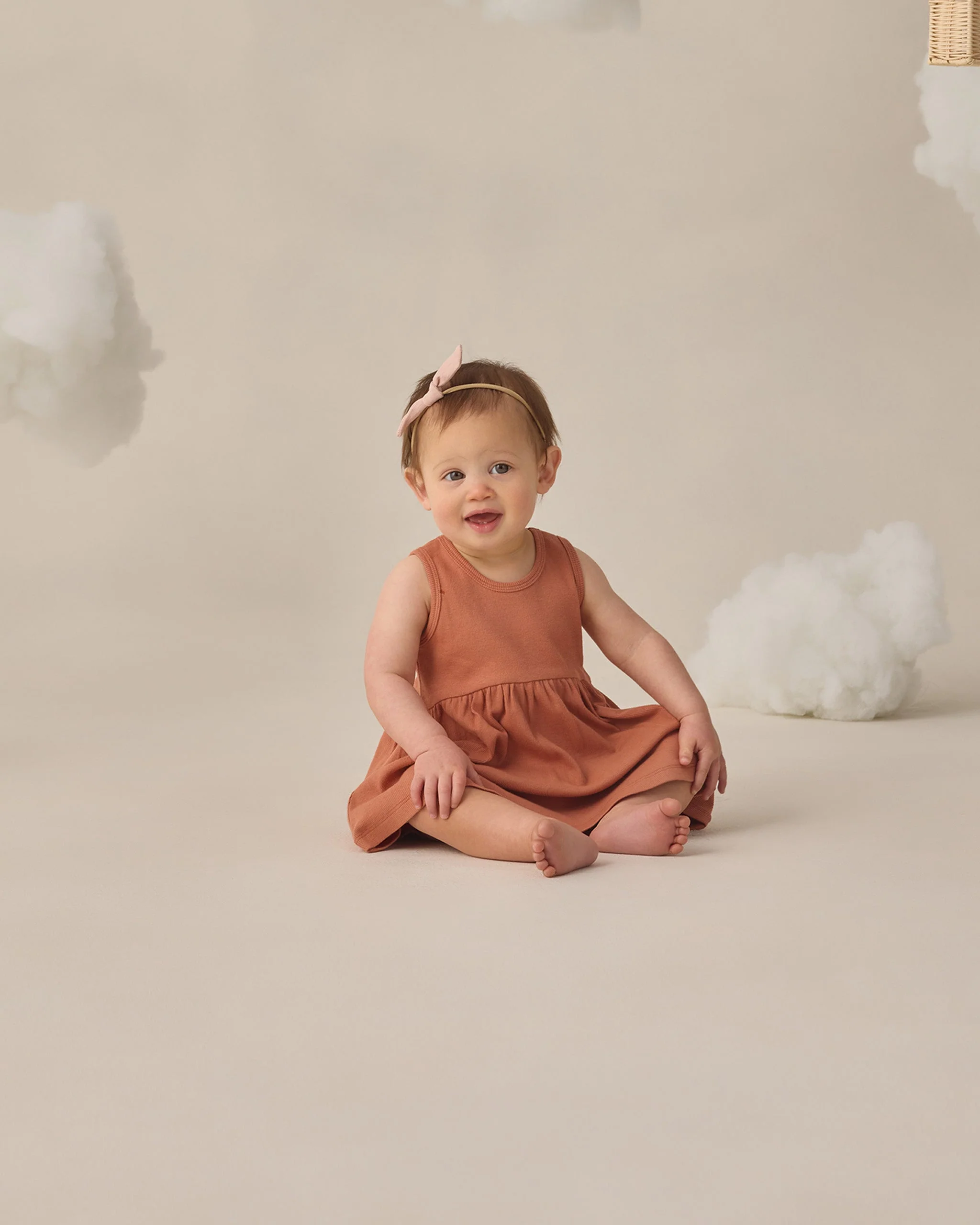 Ribbed Tank Dress Poppy - Image 3
