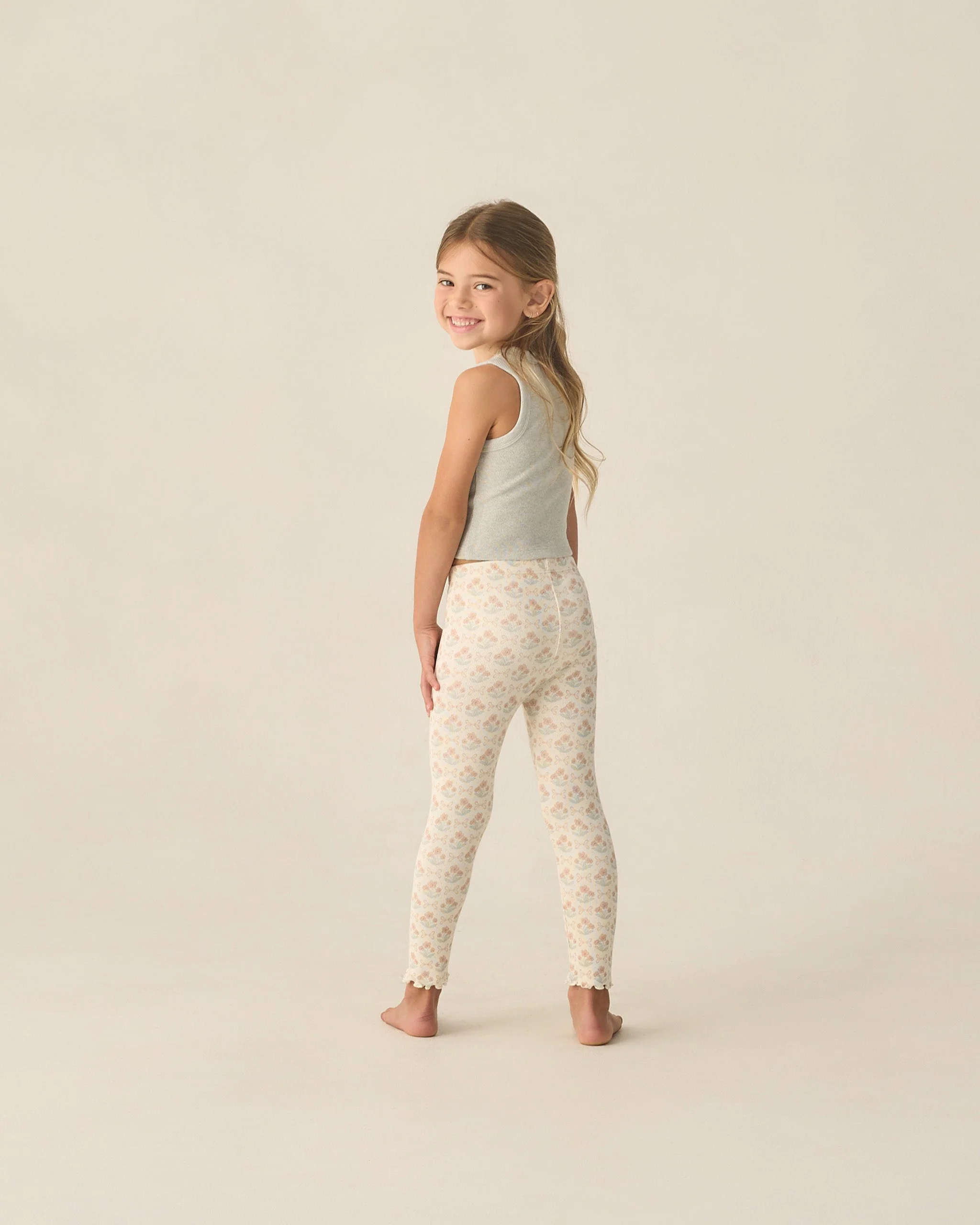 Ribbed Tank Set Ivory, Seafoam - Image 5