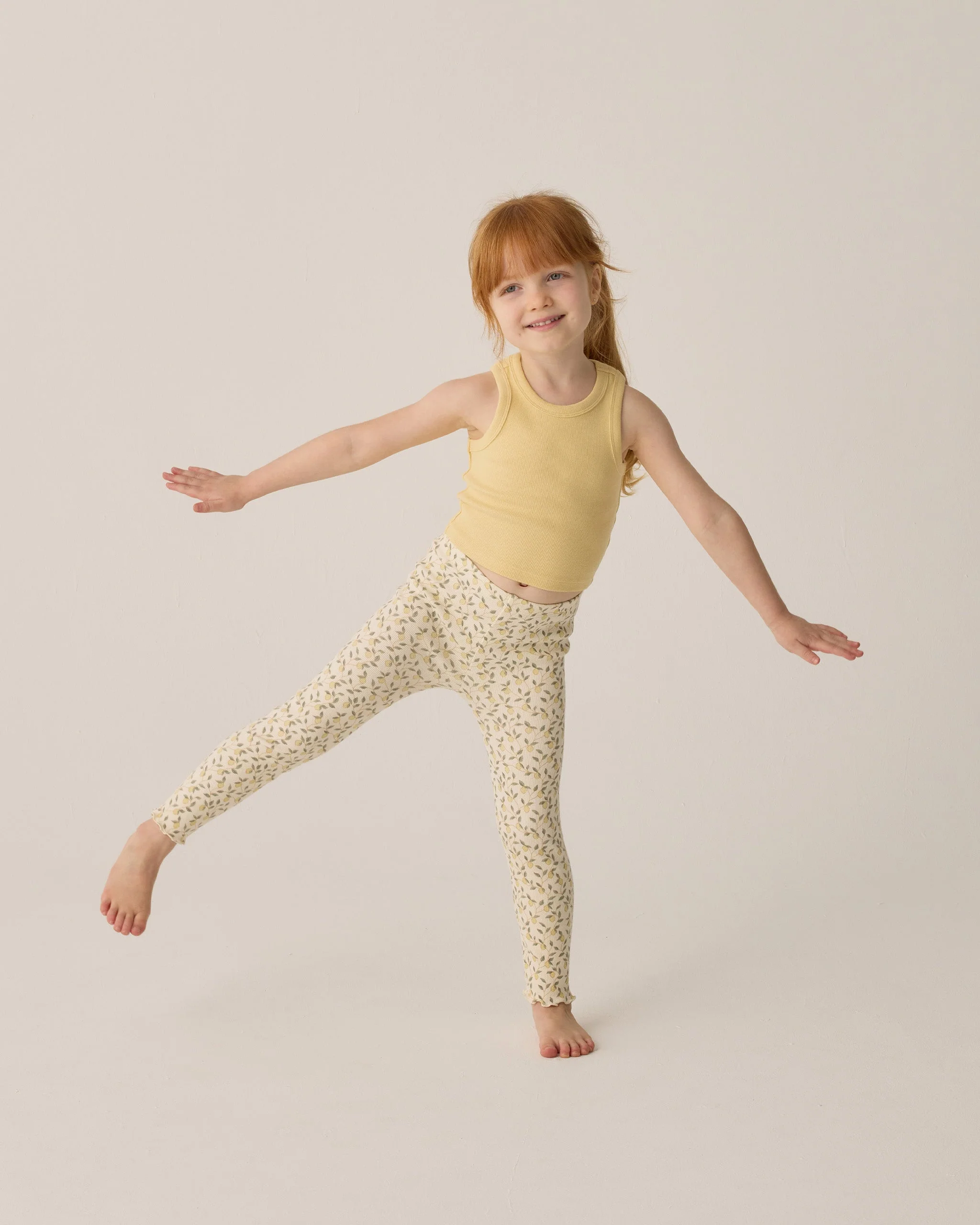Ribbed Tank Set || Yellow, Ivory - Image 5