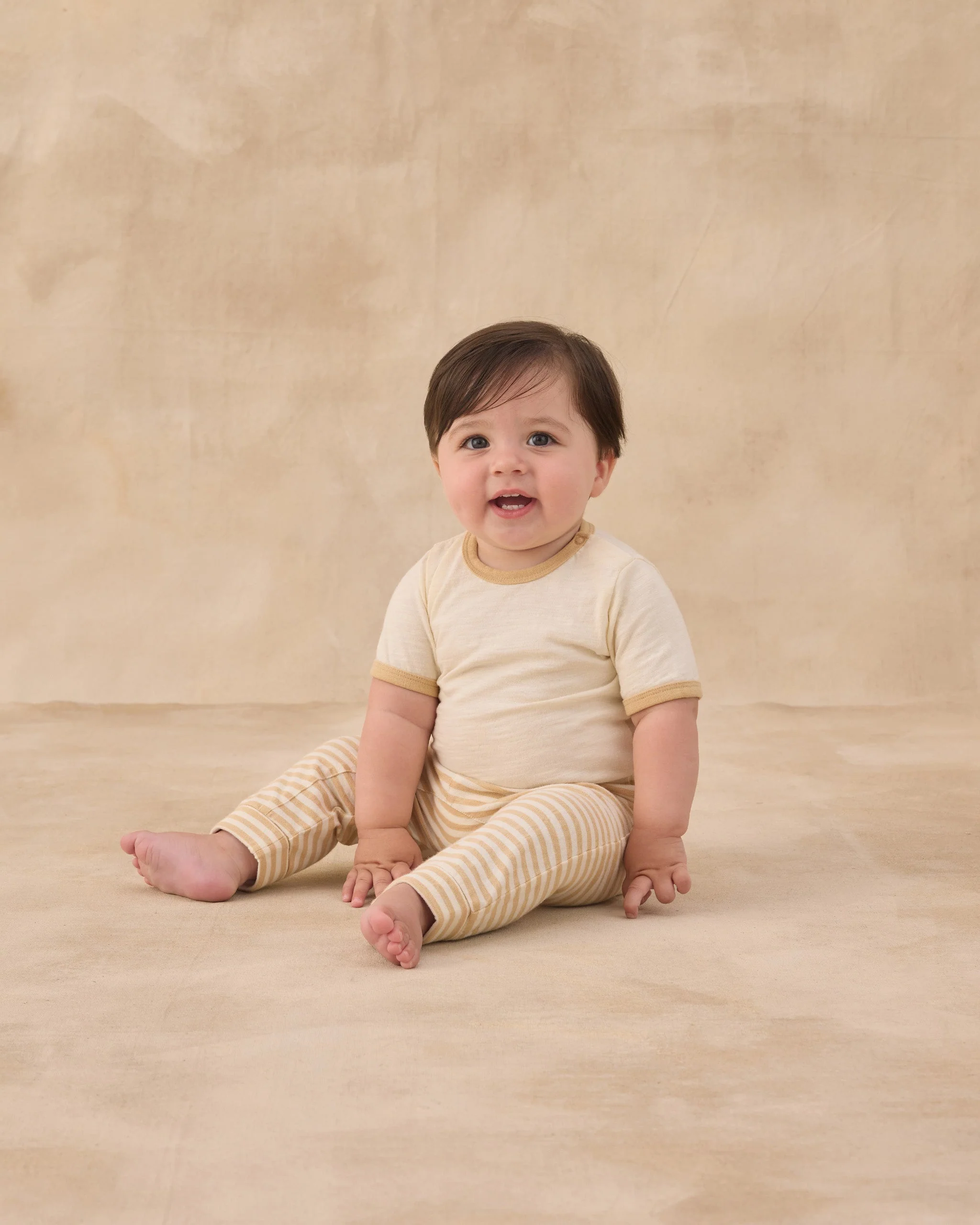 Ringer Bodysuit Butterscotch - Image 2