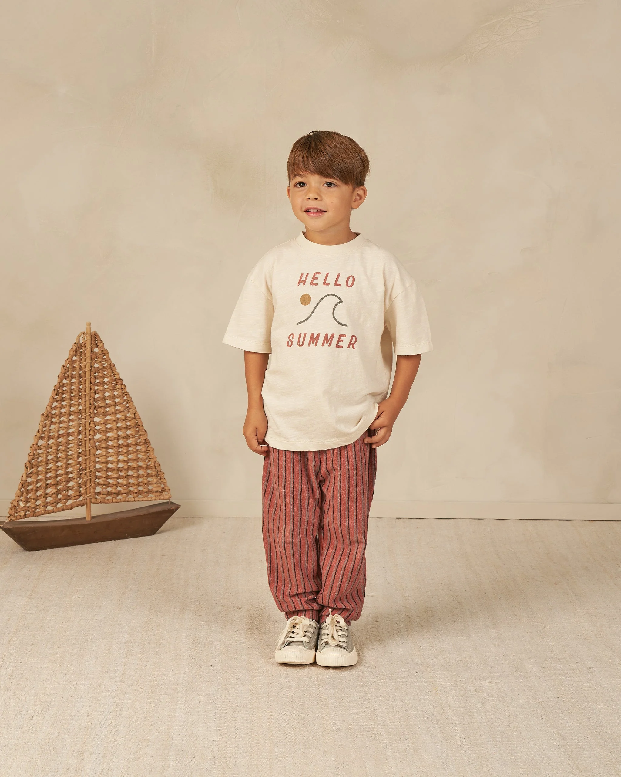 Rory Pant || Red Multi-Stripe - Image 2